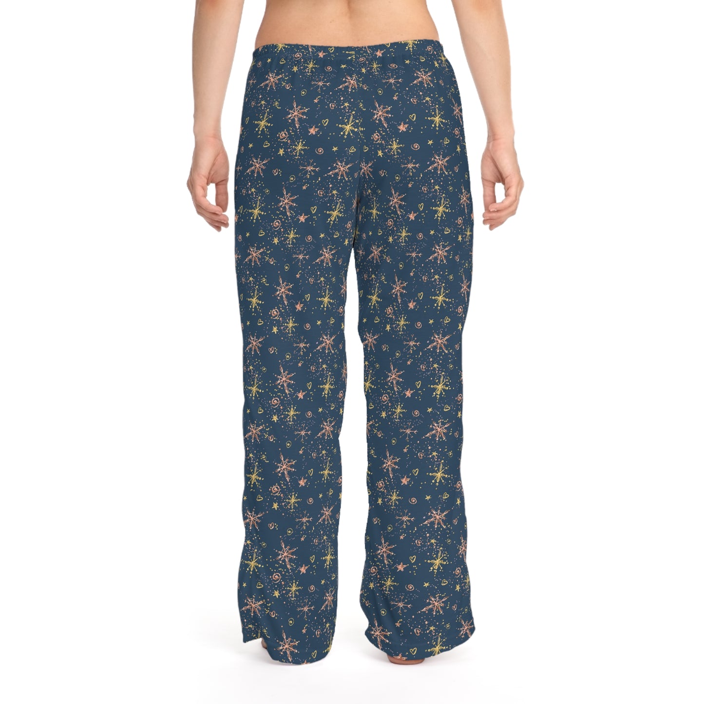 Women's Pyjama Pants, Christmas Stars, Sleepwear Bottoms