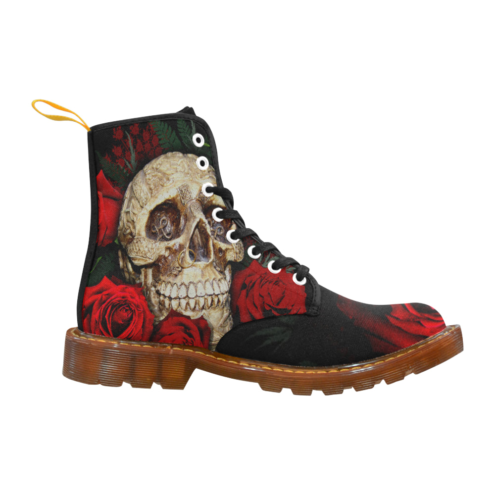 Rose & Skull Martin Boots For Men Model 1203H