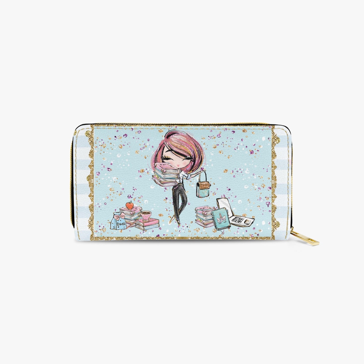 Long Type Zipper Purse - Teacher