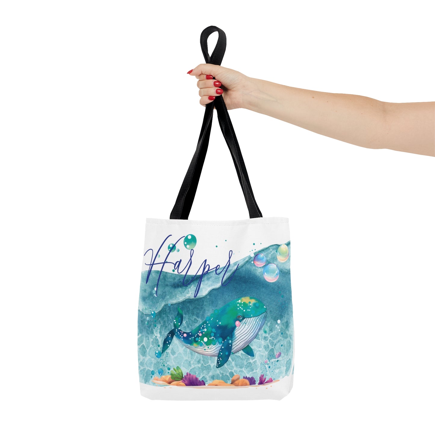 Personalised Tote Bag, Whale bag, Beach Tote Bag, Personalised/Non-Personalised