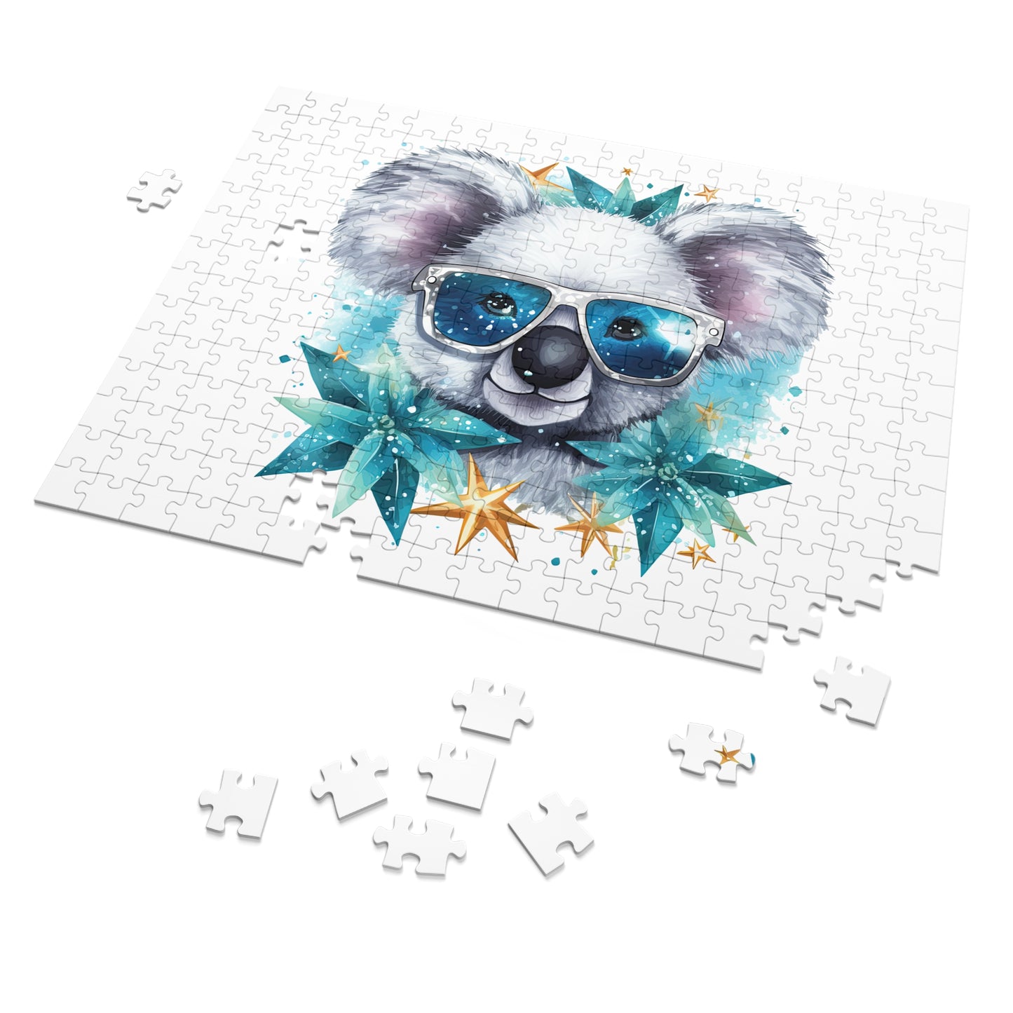 Jigsaw Puzzle in Tin, Australian Animals, Koala, Personalised/Non-Personalised, awd-510 (30, 110, 252, 500,1000-Piece)