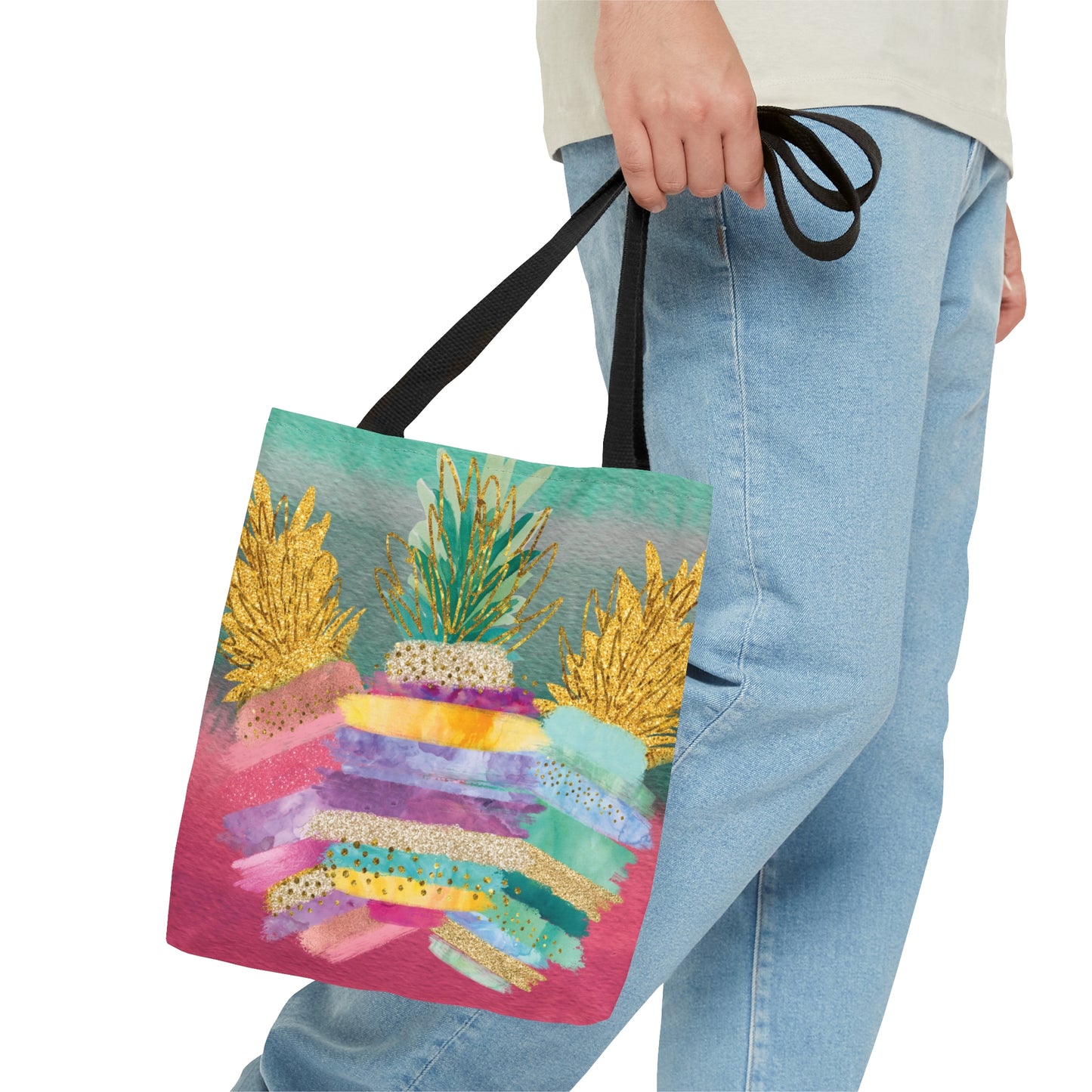 Tote Bag, Pineapples, Personalised/Non-Personalised Tote bag