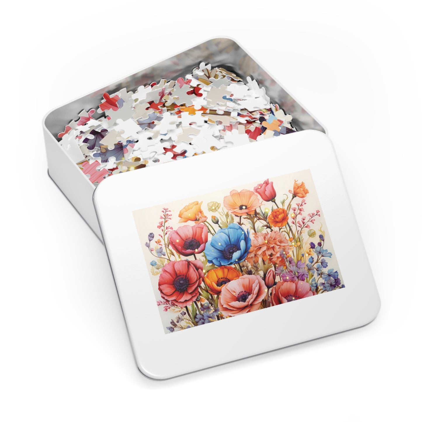 Jigsaw Puzzle, Floral, Personalised/Non-Personalised (30, 110, 252, 500,1000-Piece)