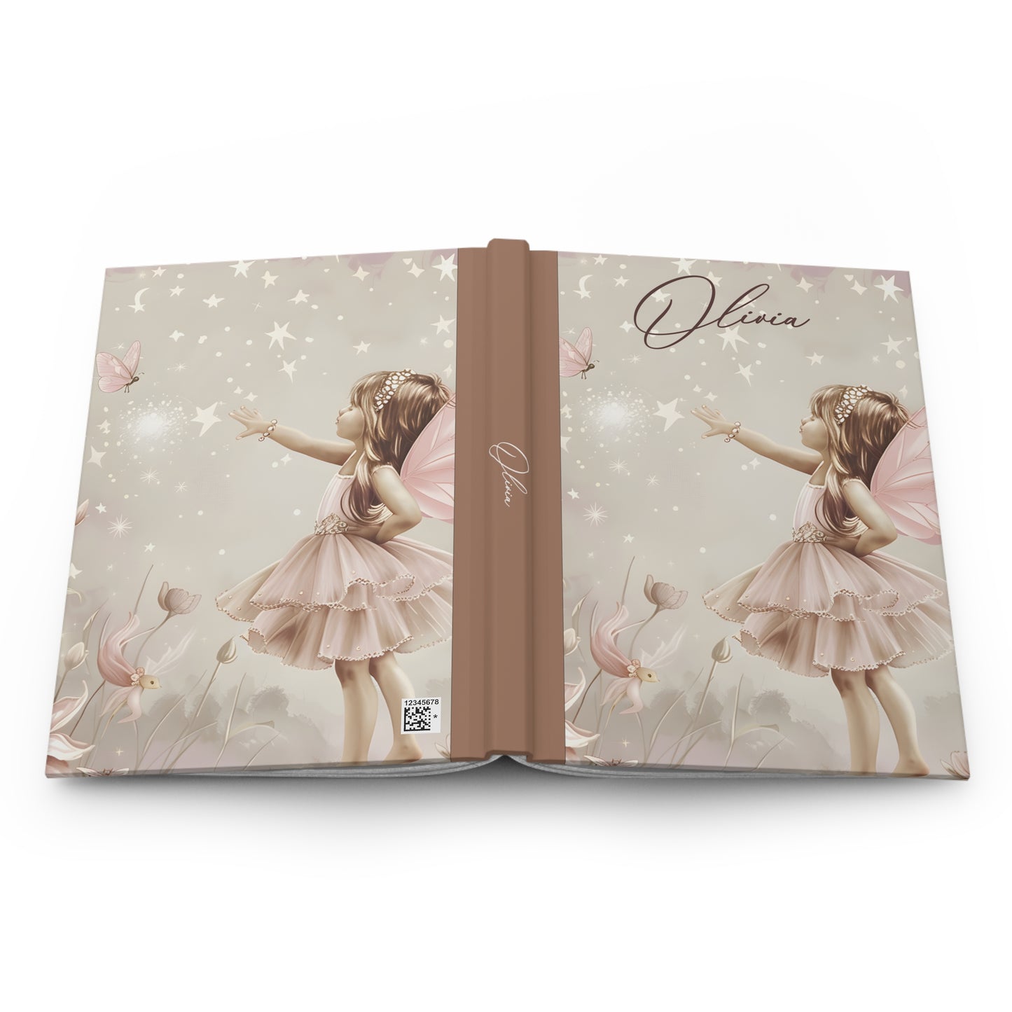 Personalised Hardcover Journal Matte, Fairy