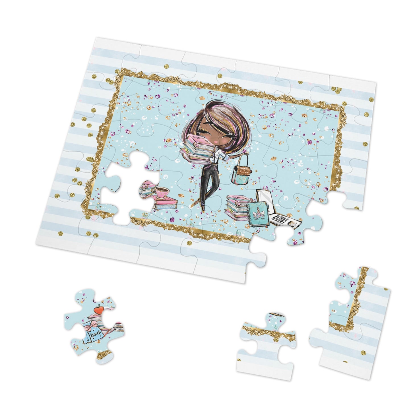 Jigsaw Puzzle, Teacher, Personalised/Non-Personalised (30, 110, 252, 500,1000-Piece)