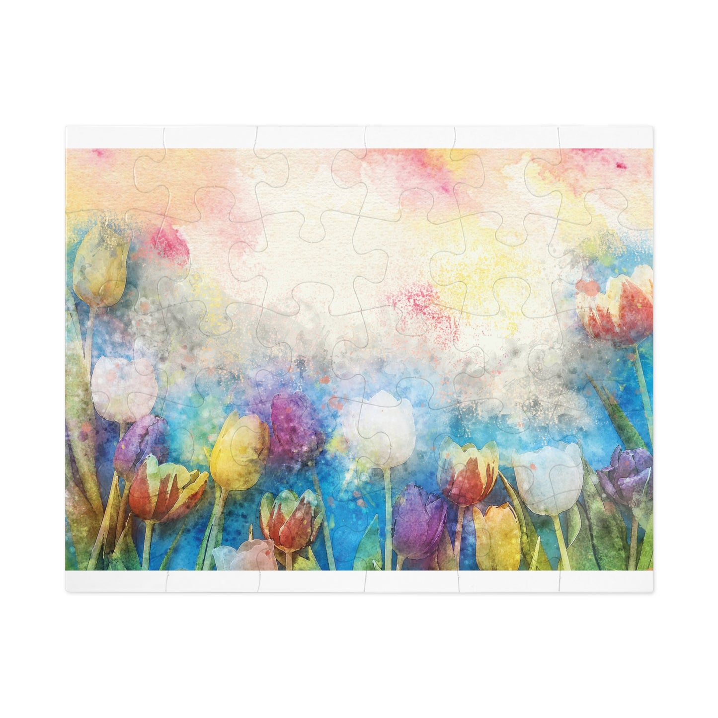 Jigsaw Puzzle, Floral, Personalised/Non-Personalised (30, 110, 252, 500,1000-Piece)