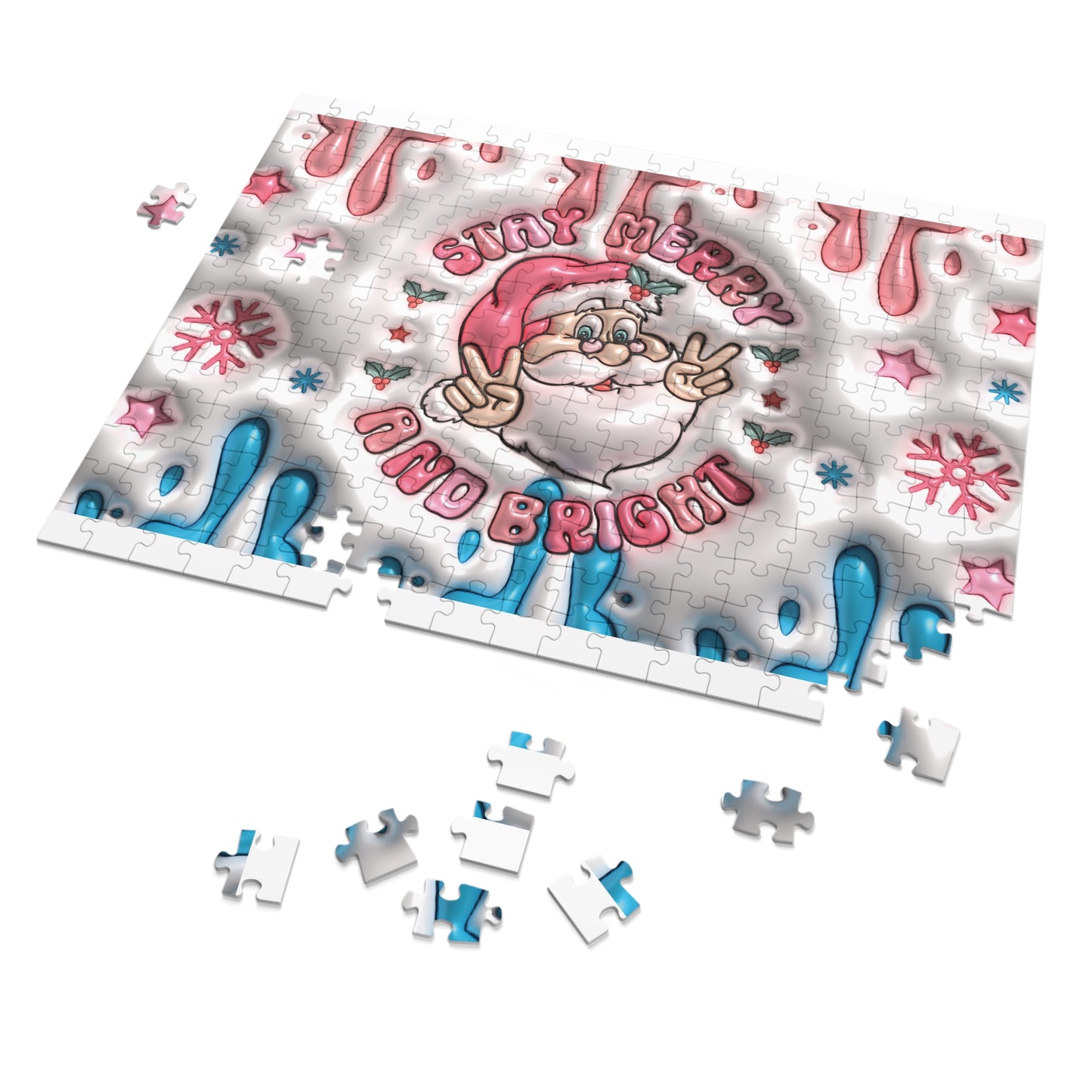 Jigsaw Puzzle, Christmas, Santa, Personalised/Non-Personalised (30, 110, 252, 500,1000-Piece)