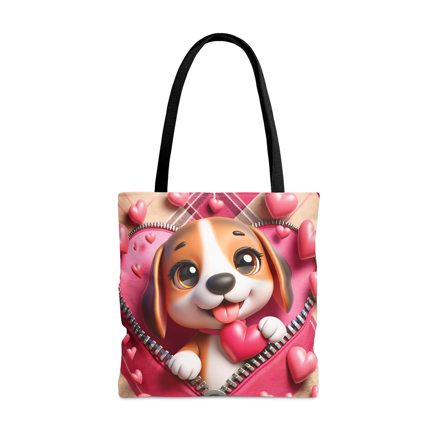 Tote Bag, Cute Dog, Personalised/Non-Personalised Tote bag