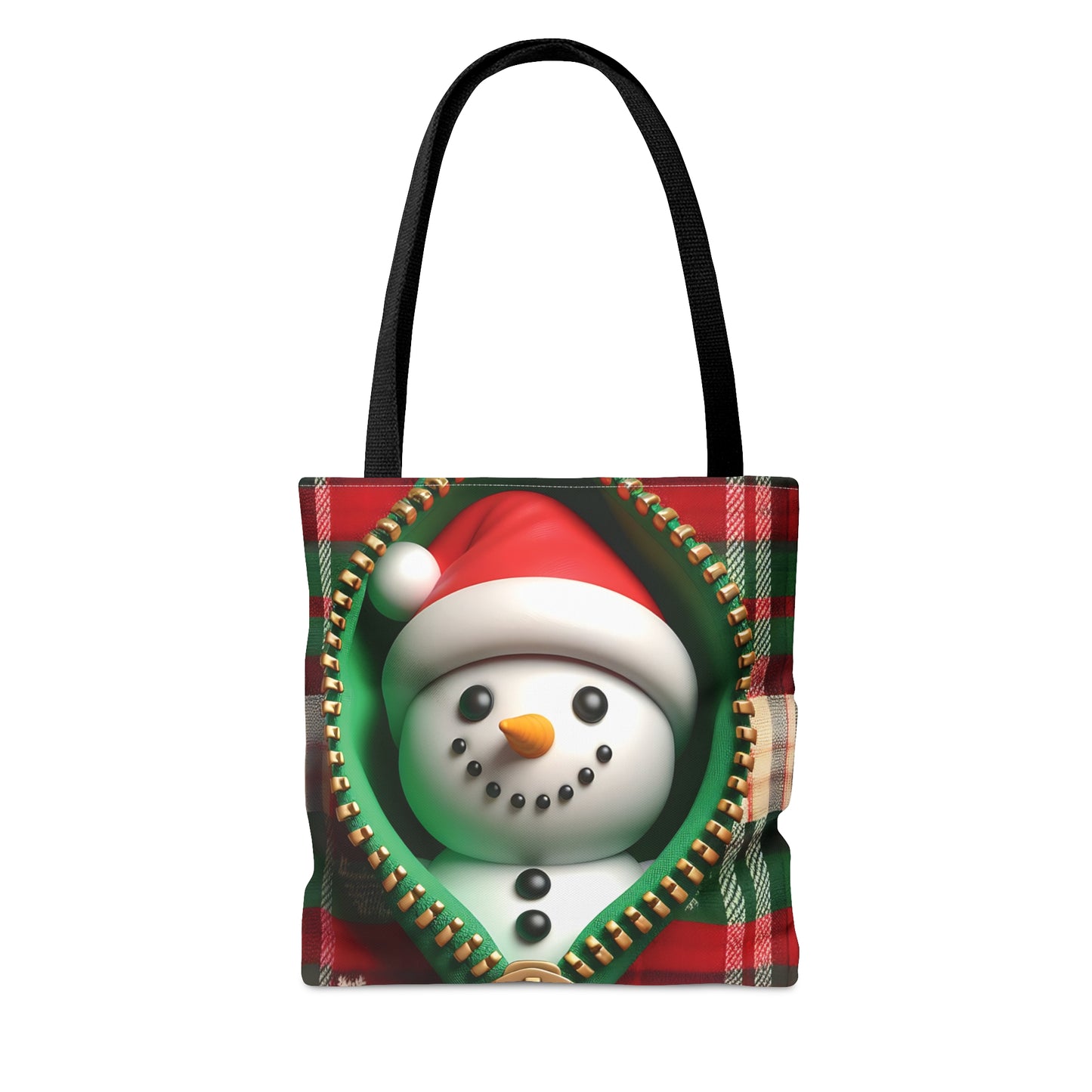 Tote Bag, Christmas, Snowman, Personalised/Non-Personalised Tote bag