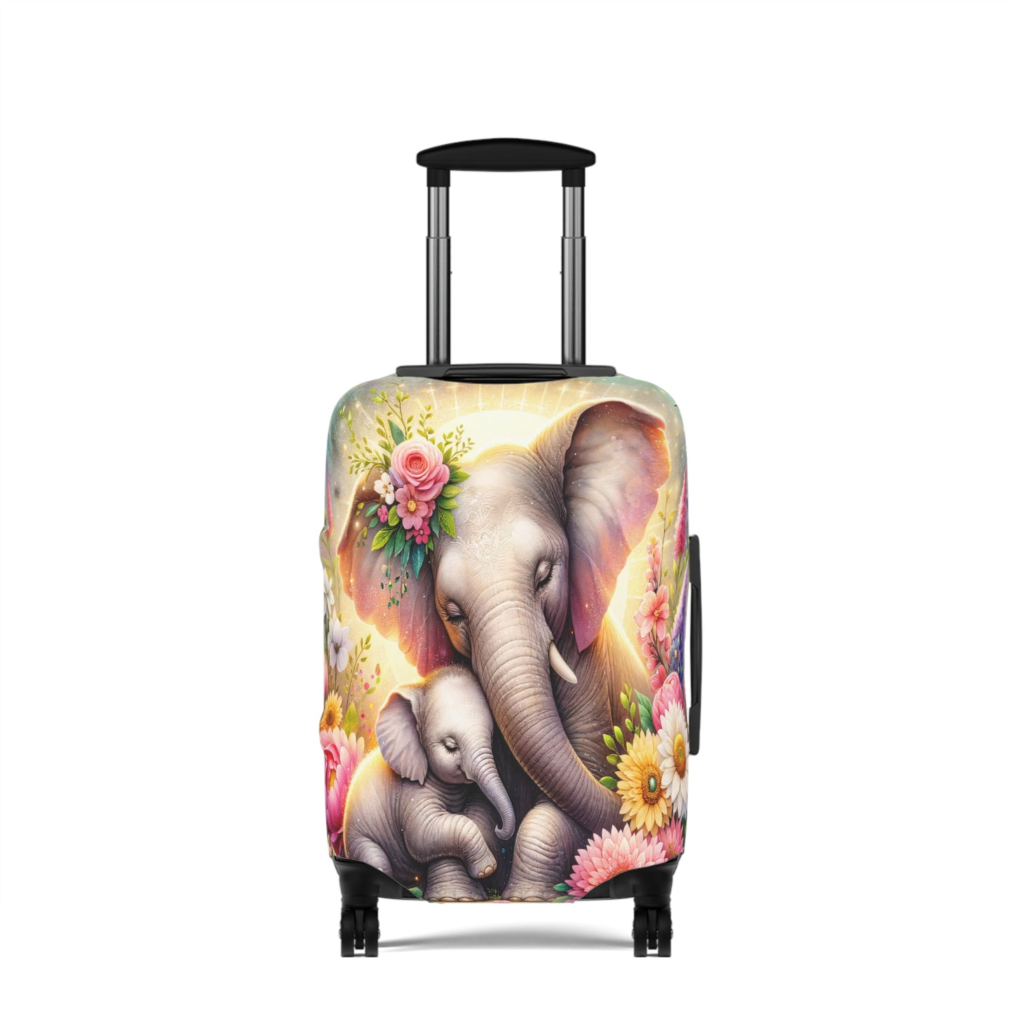 Luggage Cover, Elephant and Baby awd-1740