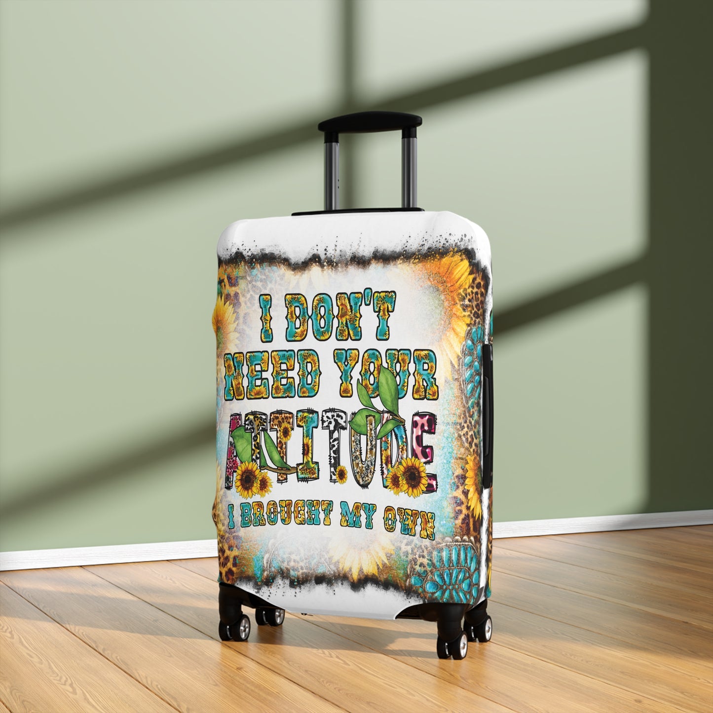 Luggage Cover, Country and Western, I Don't need your Attitude, awd-1033