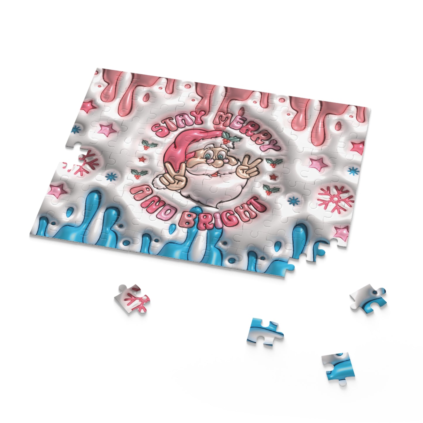 Personalised/Non-Personalised Puzzle, Christmas (120, 252, 500-Piece)