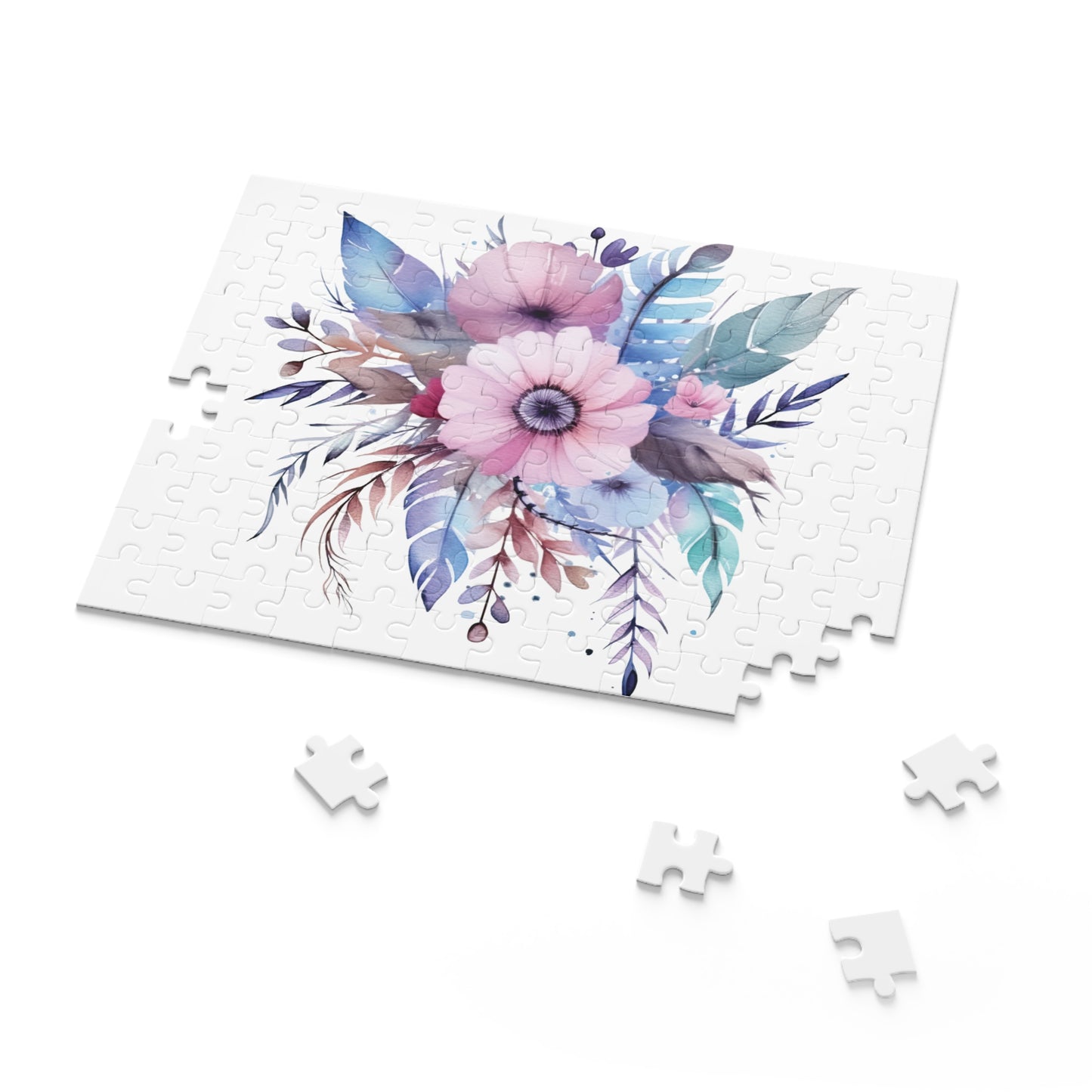 Personalised/Non-Personalised Puzzle, Floral (120, 252, 500-Piece)