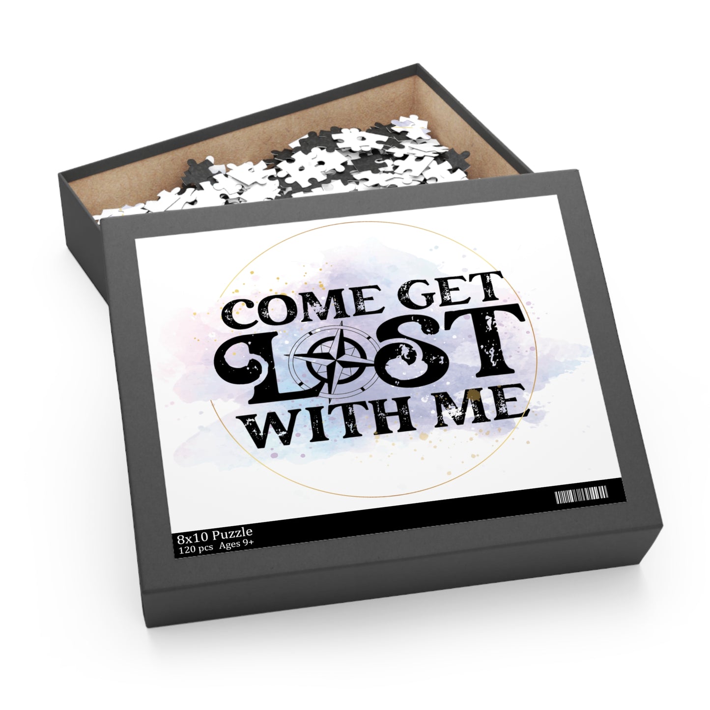 Personalised/Non-Personalised Puzzle, Travelling, Come Get Lost with me (120, 252, 500-Piece)