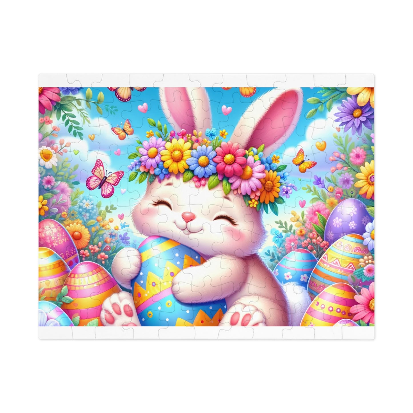 Puzzle, Easter, Rabbit, Personalised/Non-Personalised (30, 110, 252, 500,1000-Piece) awd-623