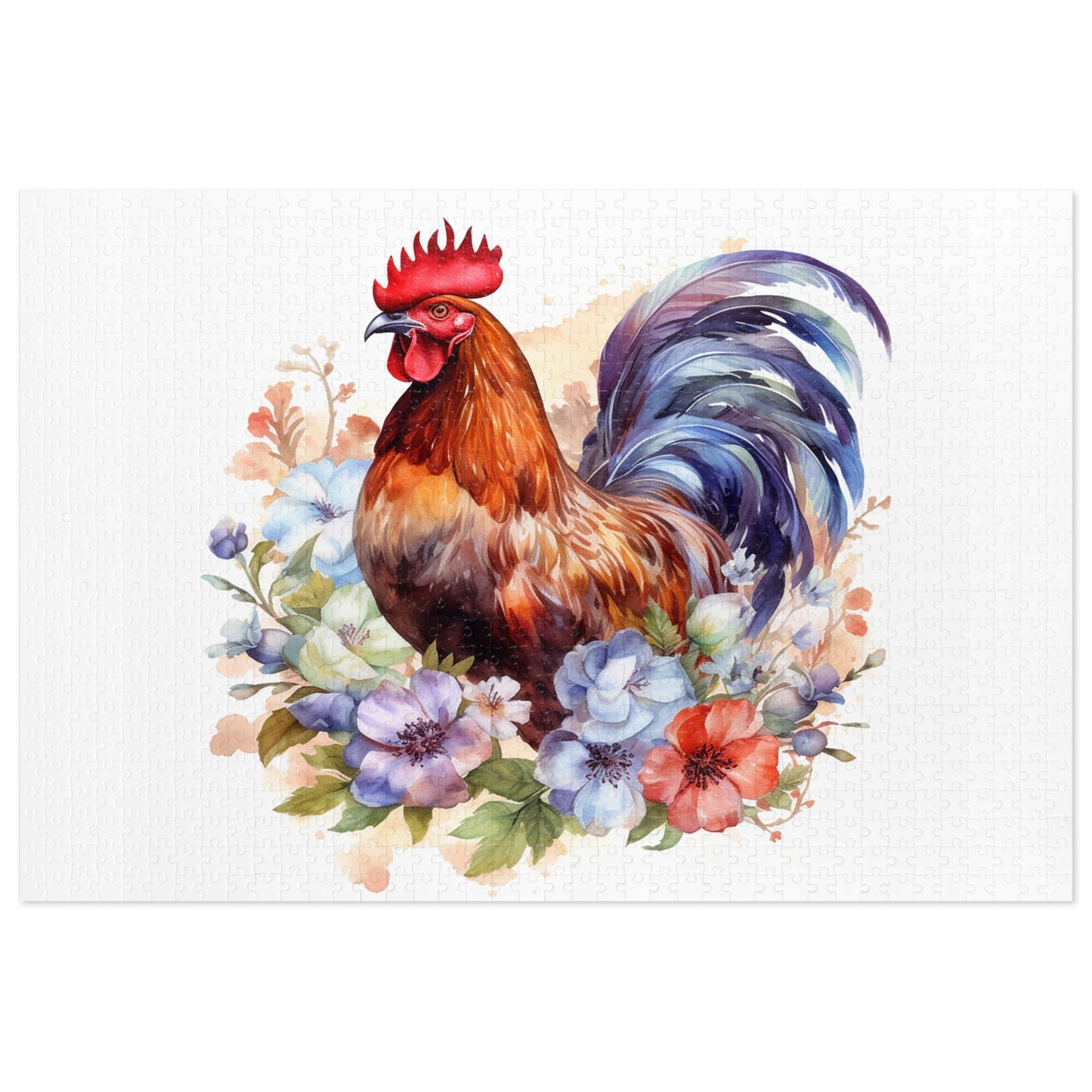 Jigsaw Puzzle, Chicken/Rooster, Personalised/Non-Personalised (30, 110, 252, 500,1000-Piece)