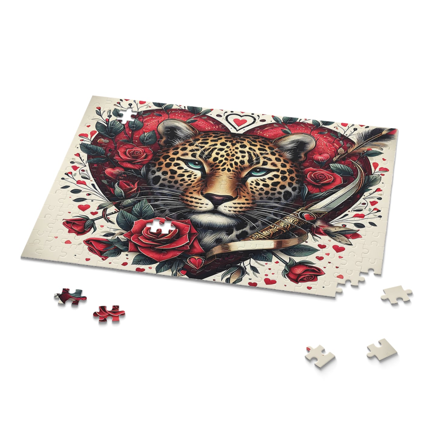 Personalised/Non-Personalised Puzzle, Cheetah (120, 252, 500-Piece)