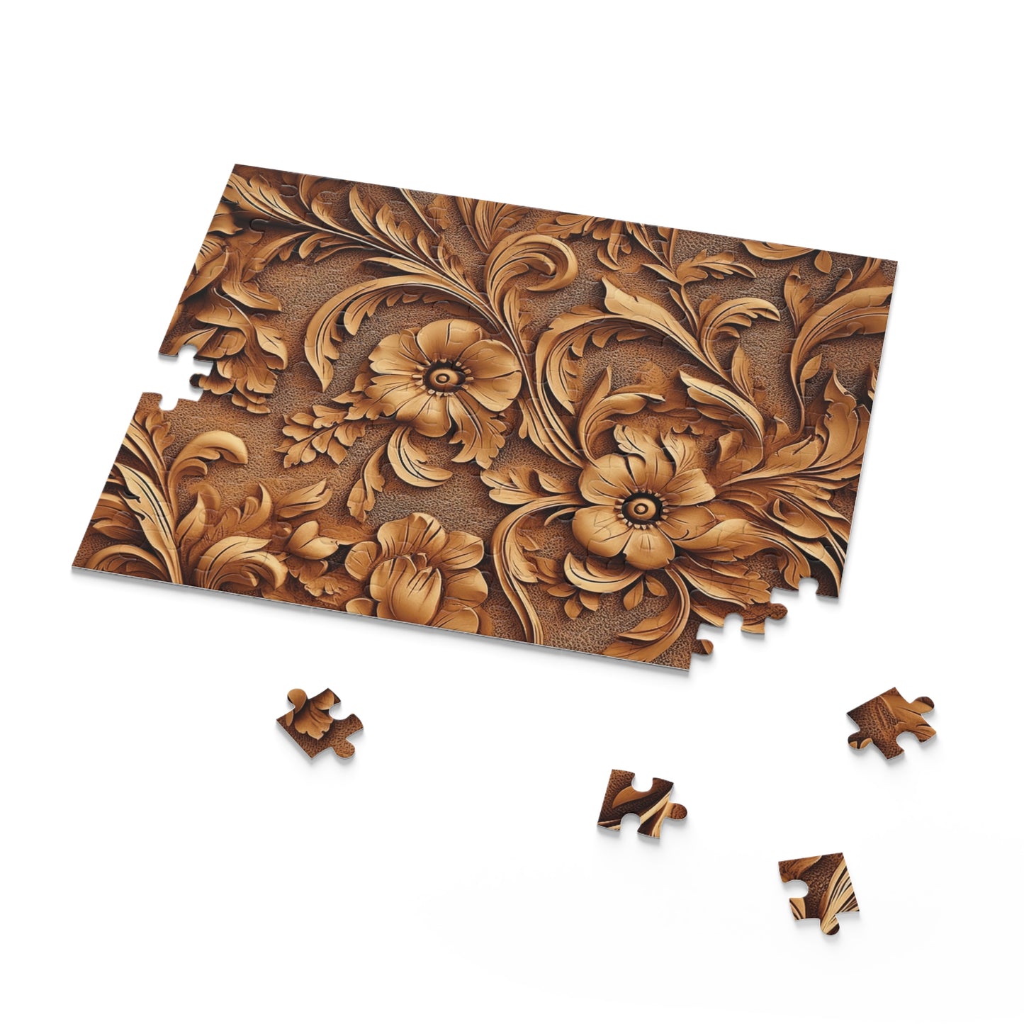 Personalised/Non-Personalised Puzzle, Floral (120, 252, 500-Piece)