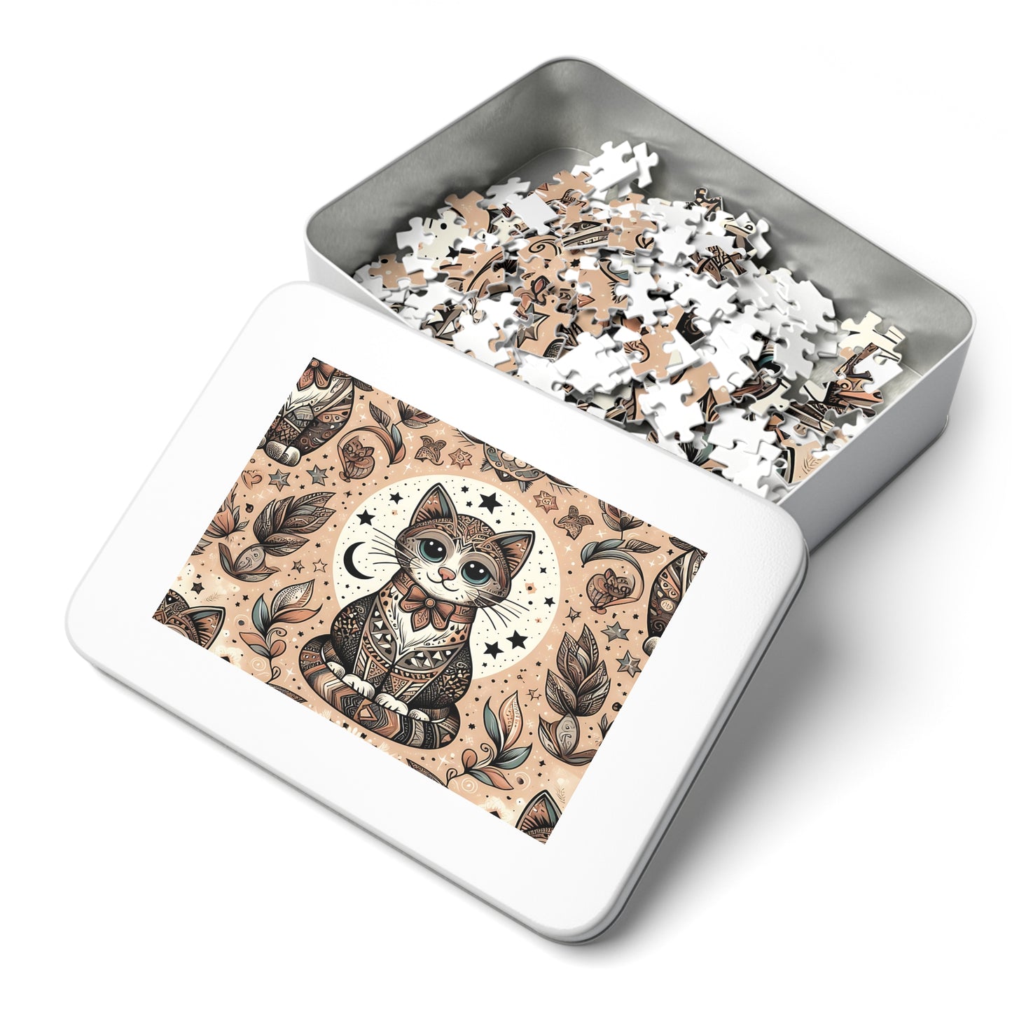 Jigsaw Puzzle, Cats, Personalised/Non-Personalised (30, 110, 252, 500,1000-Piece)