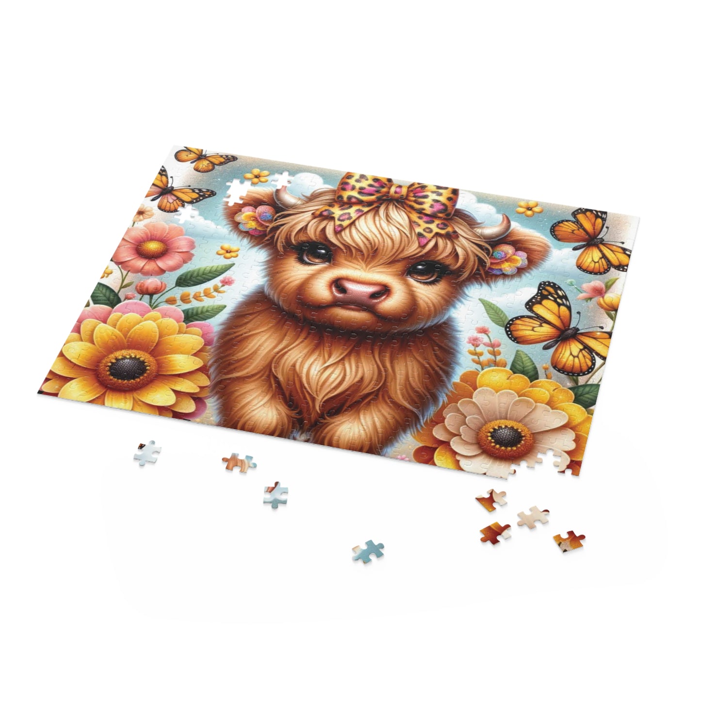 Puzzle,  Highland Cow (120, 252, 500-Piece) awd-658