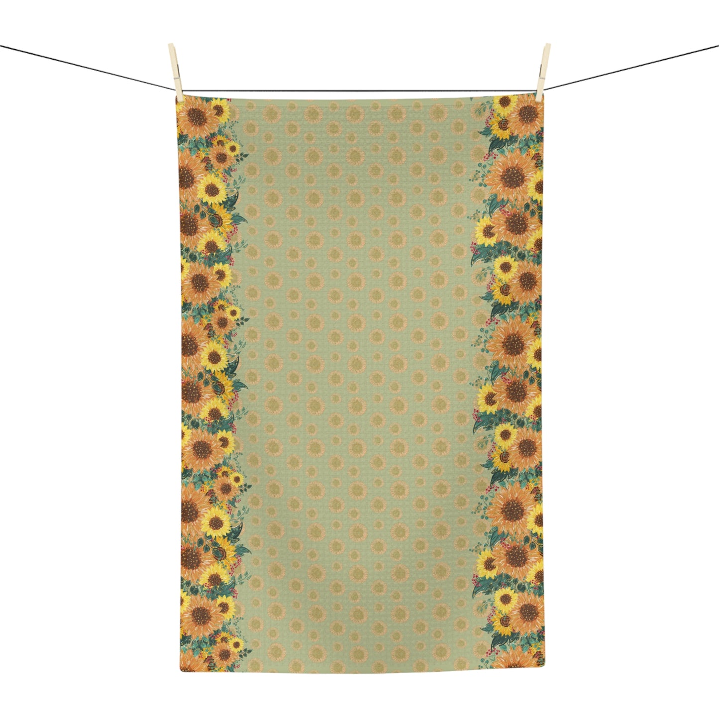 Microfiber Tea Towel, Western Sunflower