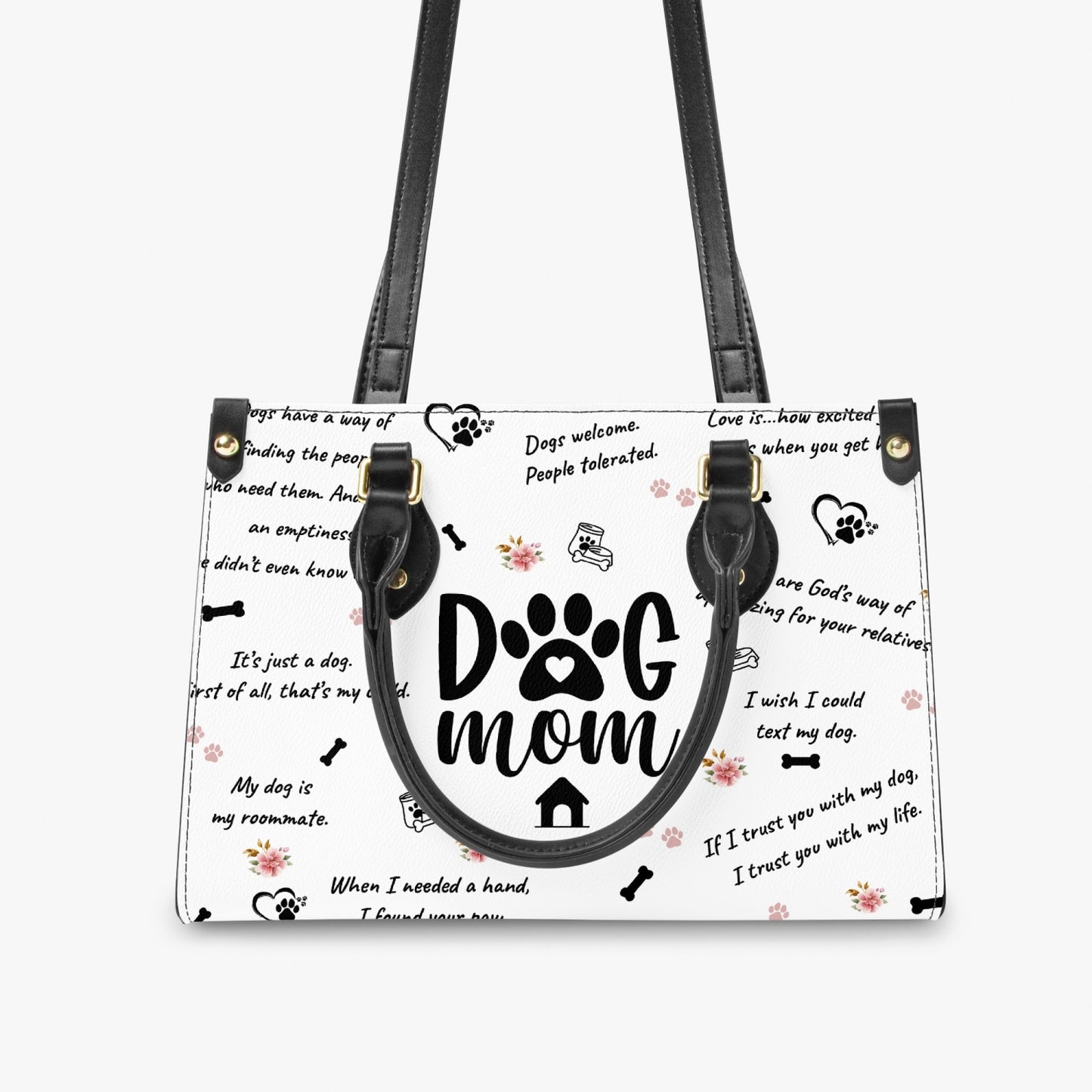 Women's Tote Bag - Long Strap - Dog Mom