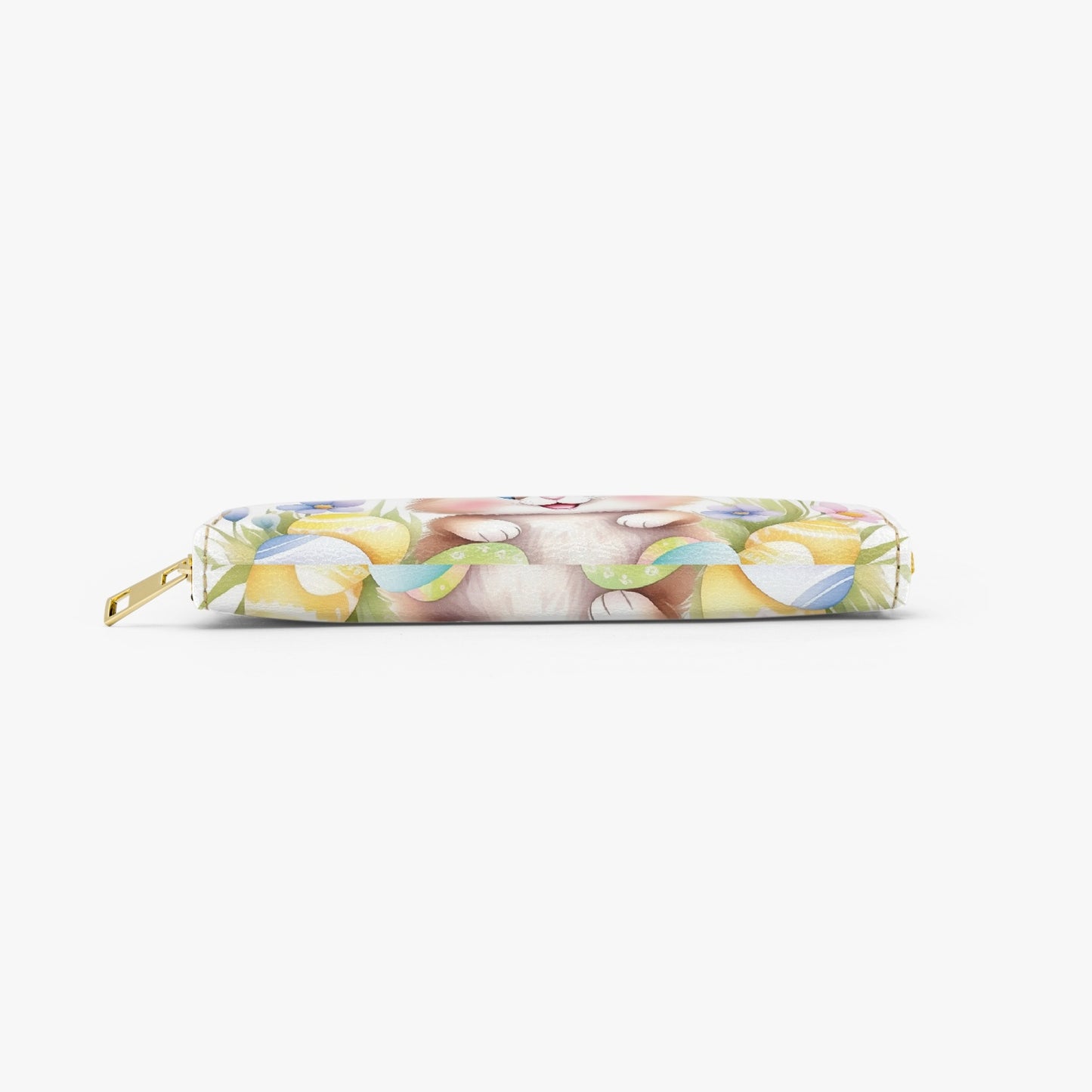 Long Type Zipper Purse, Easter, Rabbit, awd-653