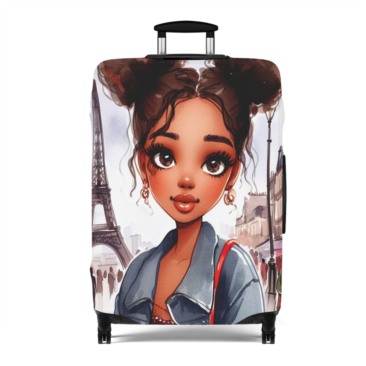 Luggage Cover, Just a Girl Who loves Travelling, awd-2103