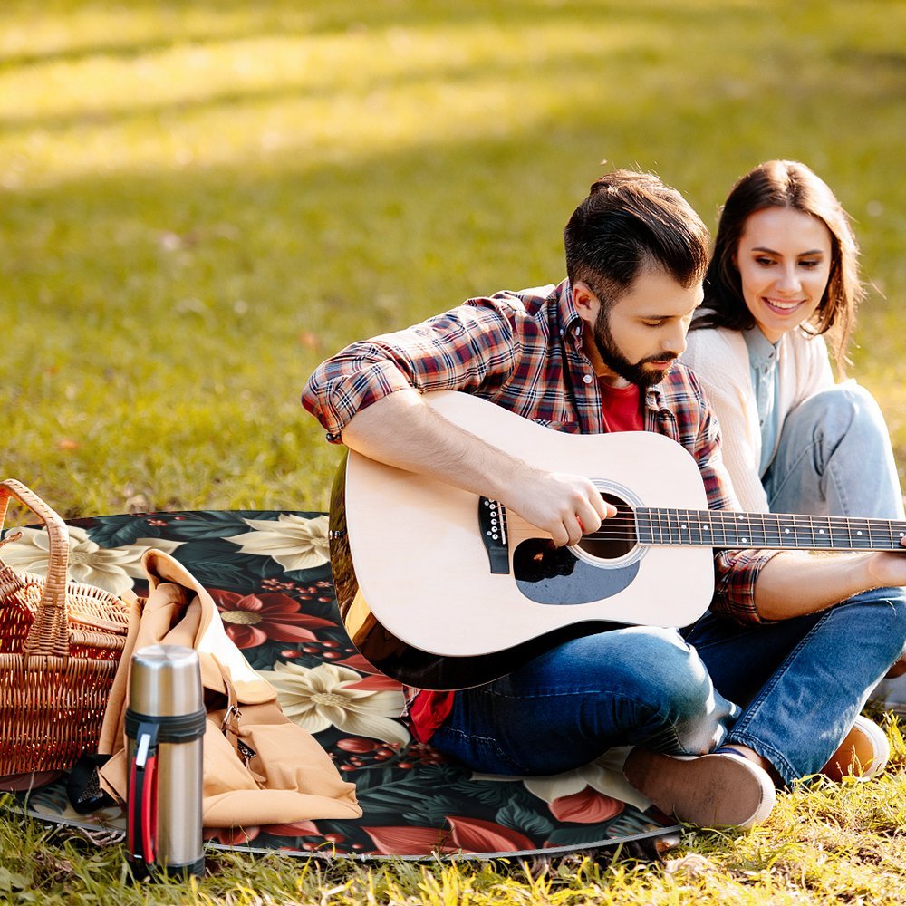 Round Picnic Mat Round outdoor picnic mat