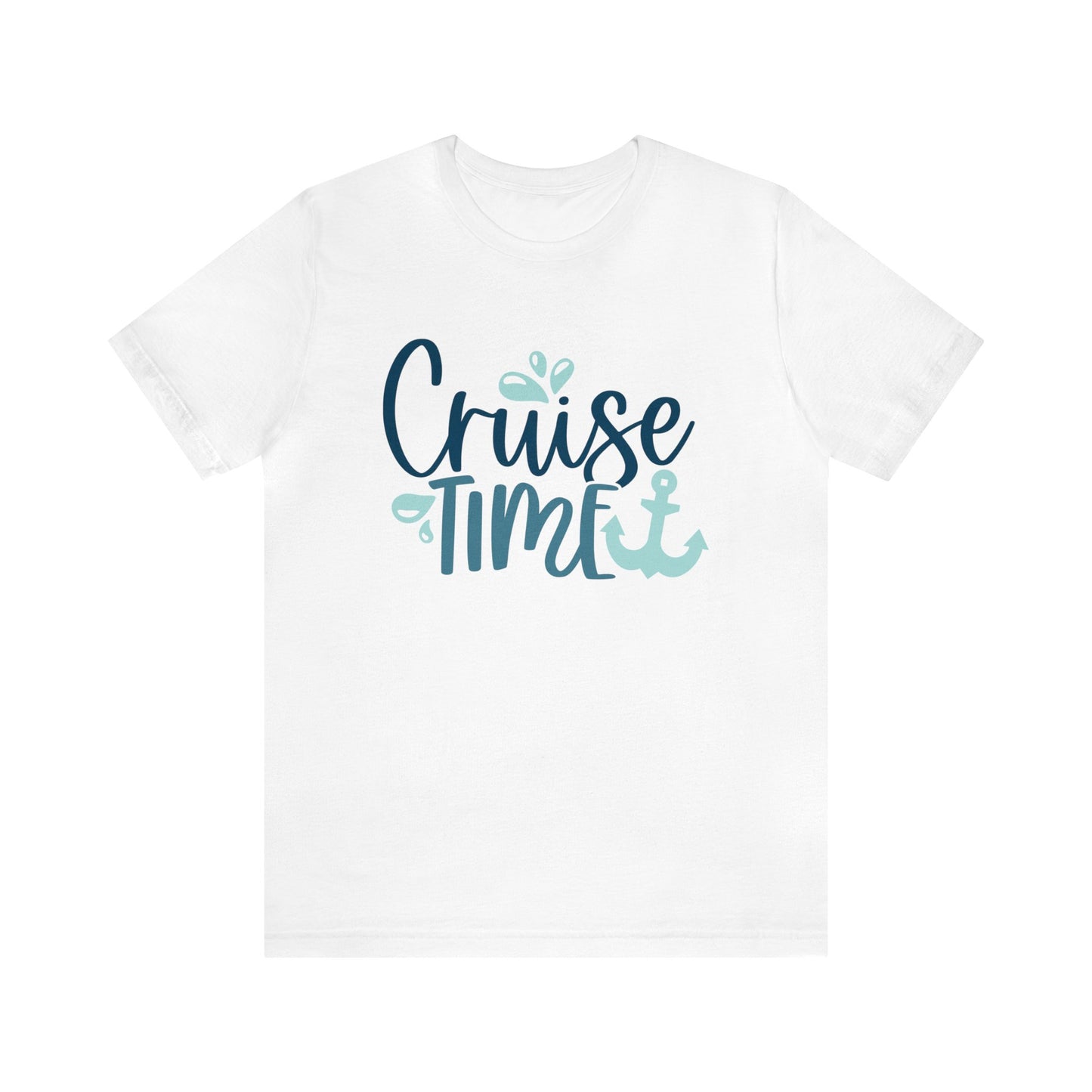 Unisex Adults Jersey Short Sleeve Tee, Cruise Tee, Cruise Time, 100% Cotton, Light Fabric 142 g/m²