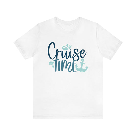 Unisex Adults Jersey Short Sleeve Tee, Cruise Tee, Cruise Time, 100% Cotton, Light Fabric 142 g/m²