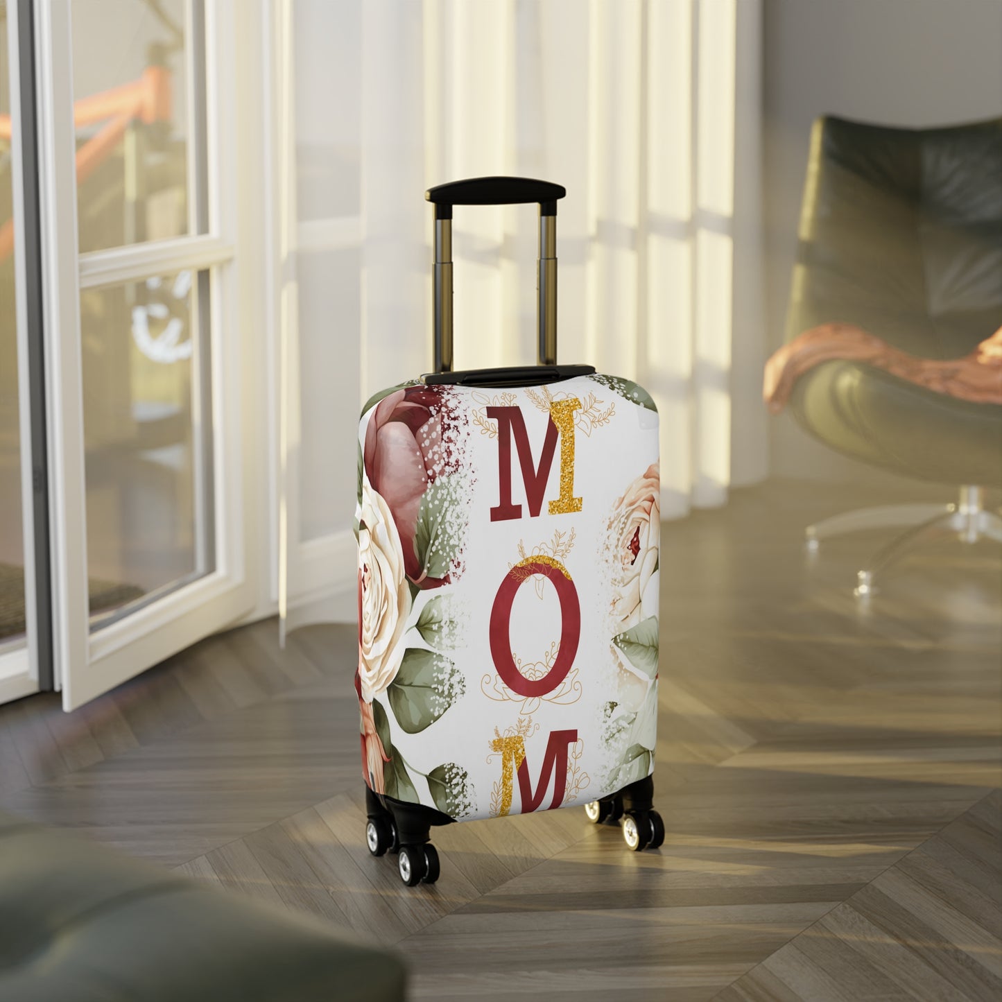 Luggage Cover, Floral, Mom, awd-528