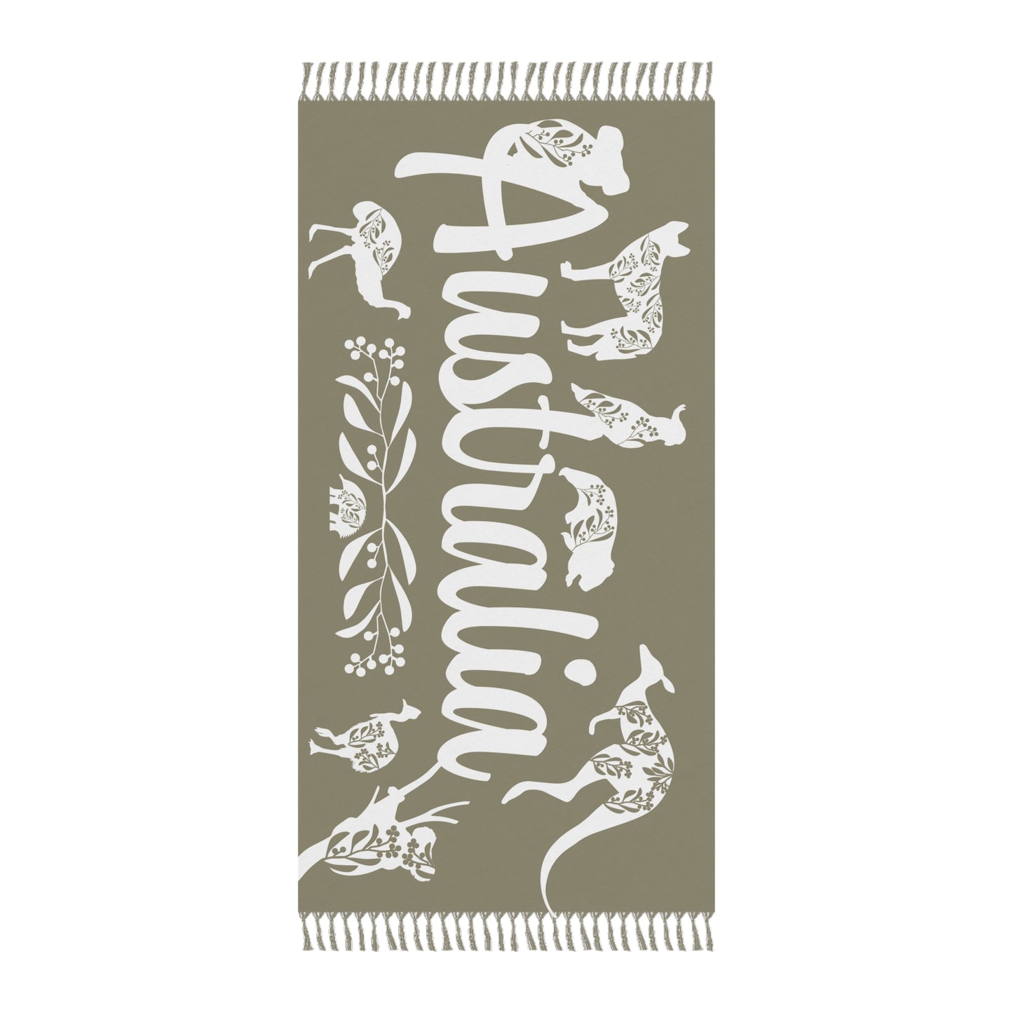 Boho Beach Towel, Australian Series Design