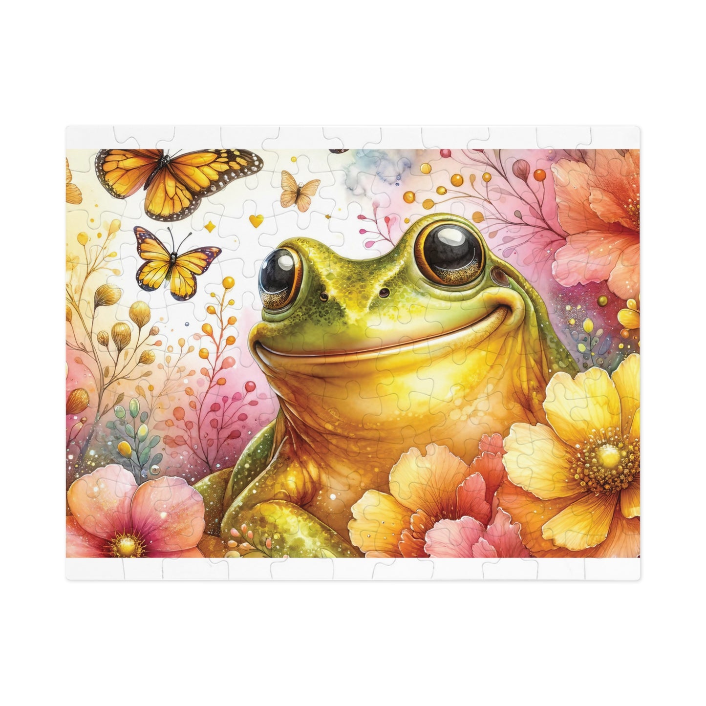 Jigsaw Puzzle, Frog, Personalised/Non-Personalised (30, 110, 252, 500,1000-Piece)