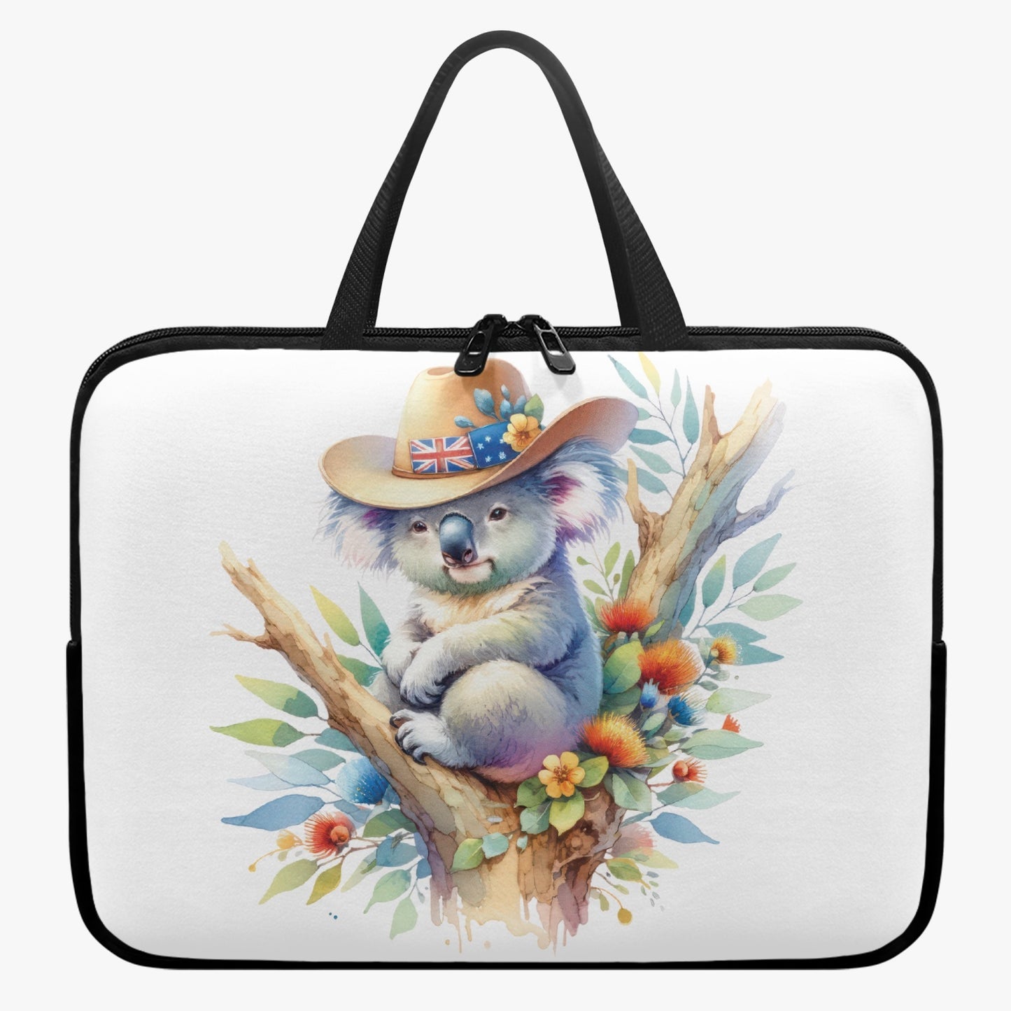 Laptop Sleeve with Handles - Australian Animals - Koala