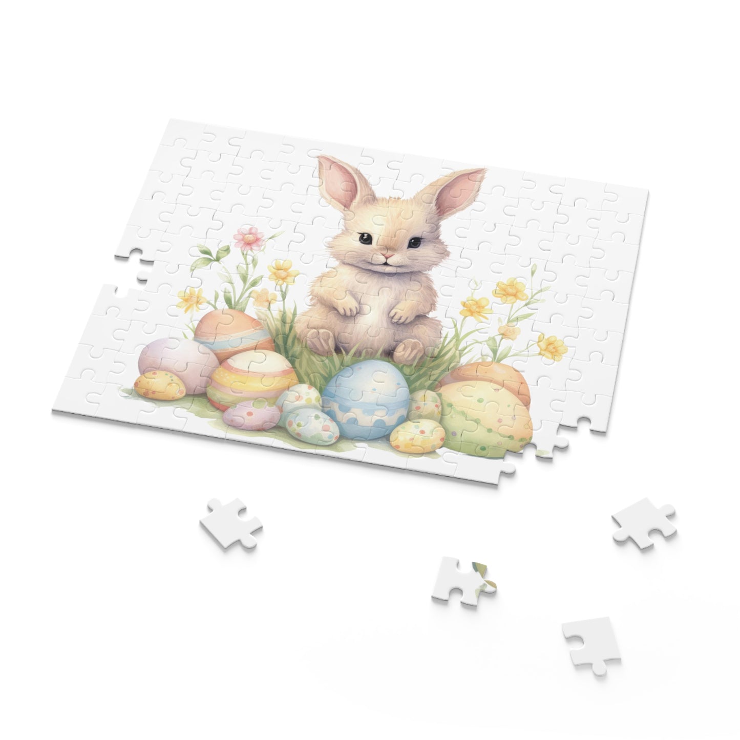 Personalised/Non-Personalised Puzzle, Easter Bunny (120, 252, 500-Piece)