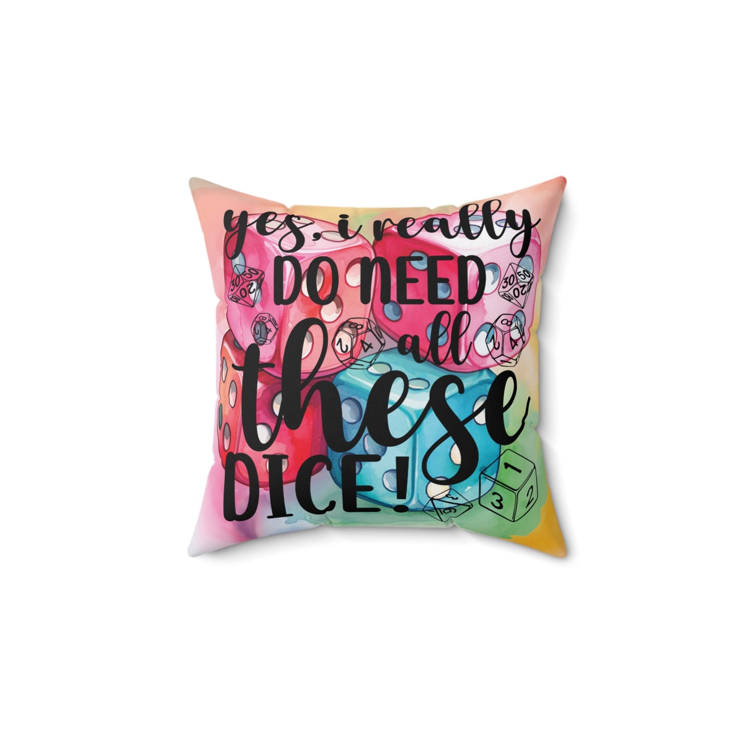 Yes I really do need all these Dice Cushion, Polyester Square Cushion, Christmas cushion