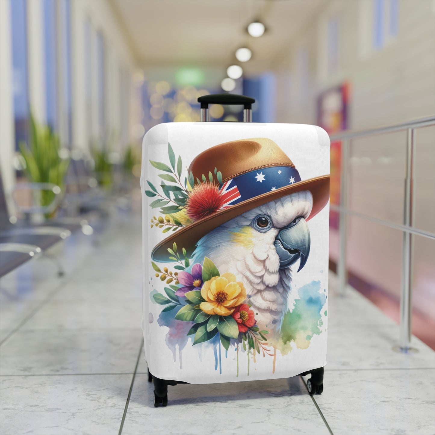 Luggage Cover, Cockatoo, awd-1335