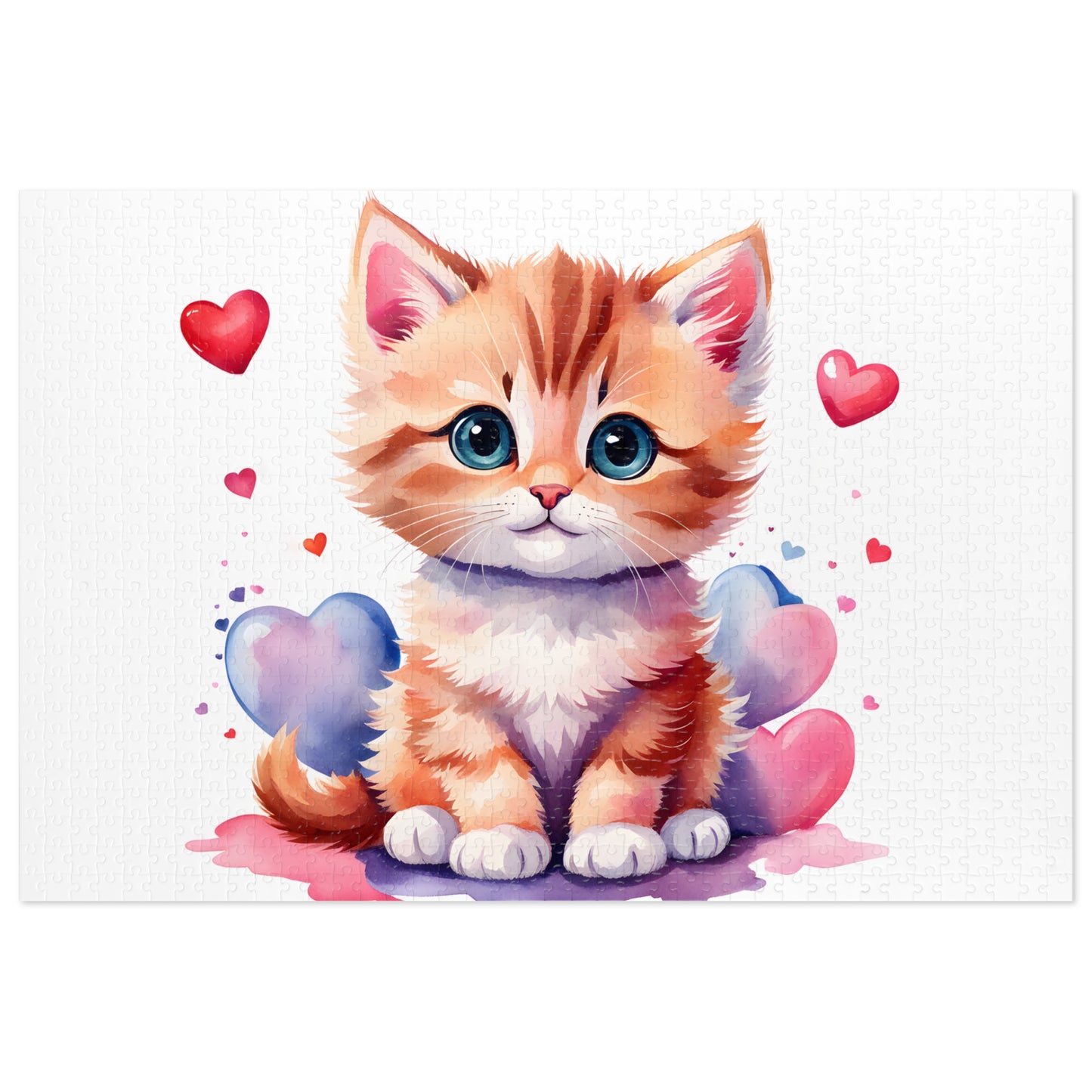 Jigsaw Puzzle, Cat, Personalised/Non-Personalised (30, 110, 252, 500,1000-Piece)