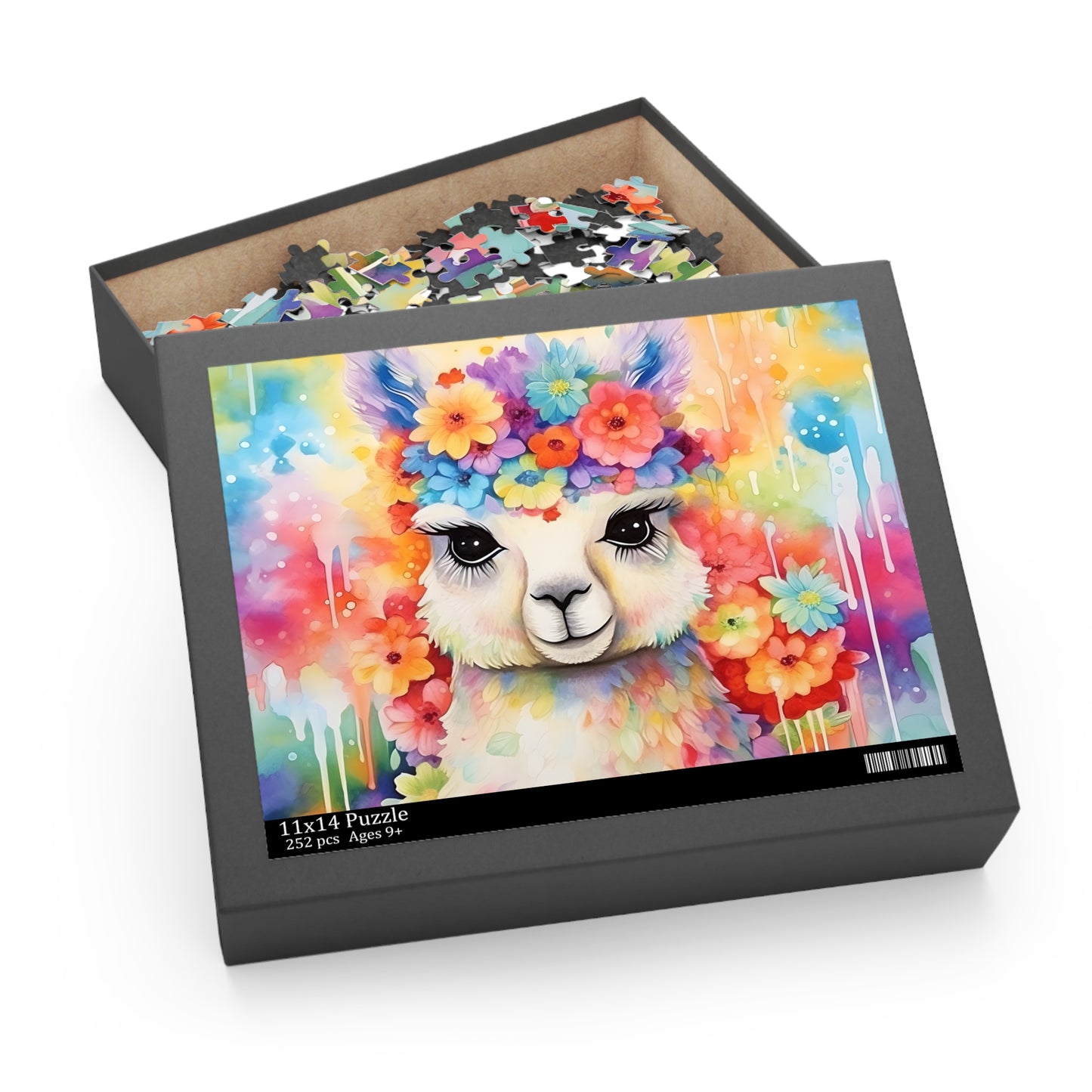 Personalised/Non-Personalised Puzzle, Llama (120, 252, 500-Piece)