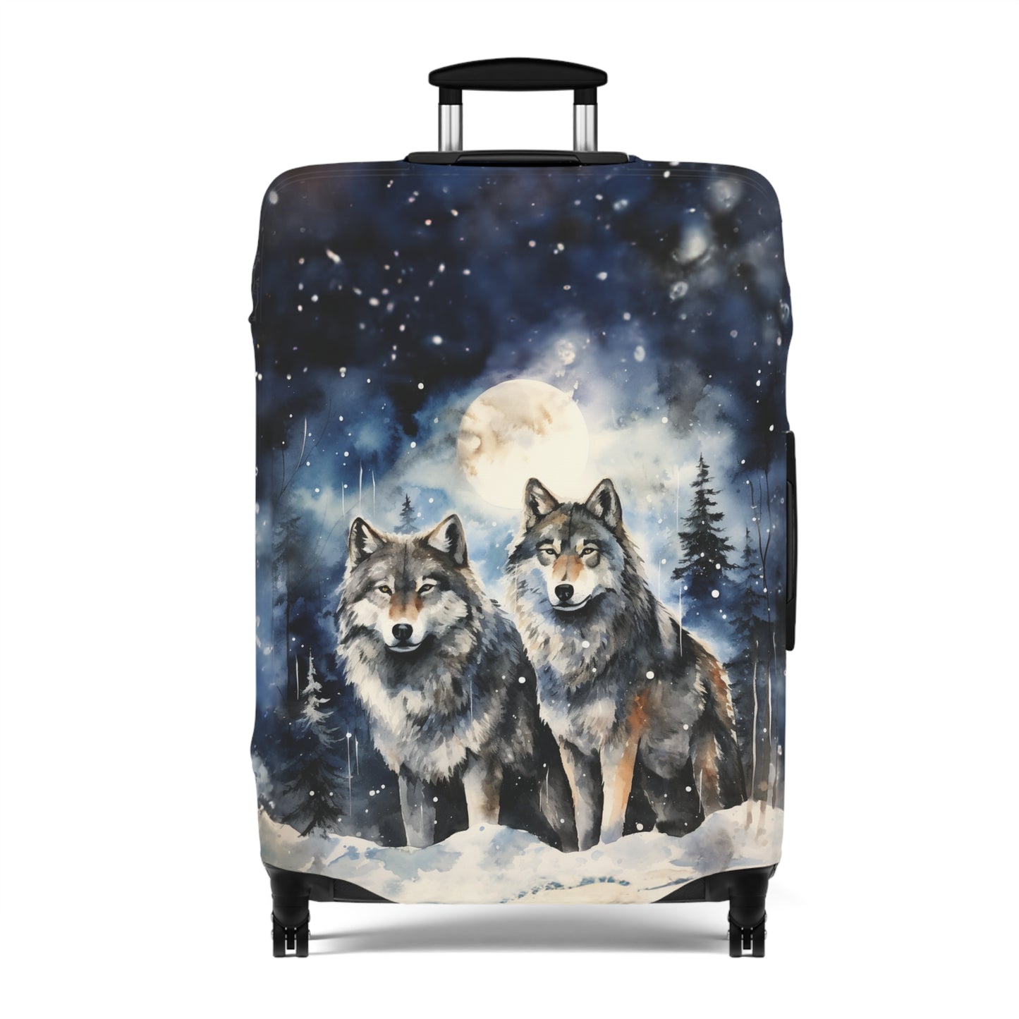 Luggage Cover, Wolves, awd-565