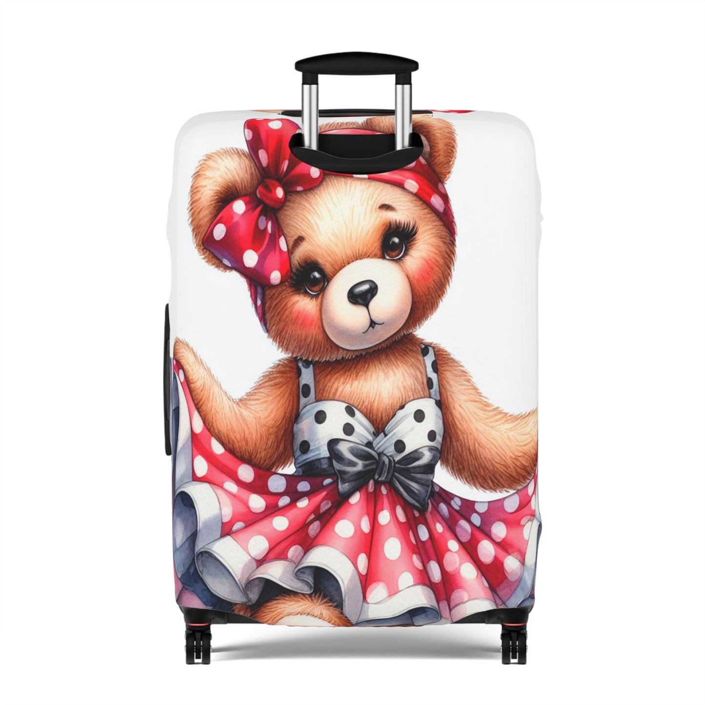 Luggage Cover, Rockabilly, Teddy Bear, awd-3031