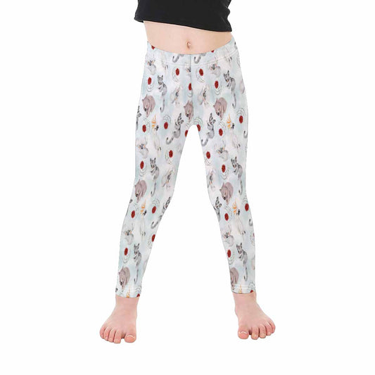 Australian Animals Koala, Sugar Glider, Wombat Kid's Leggings