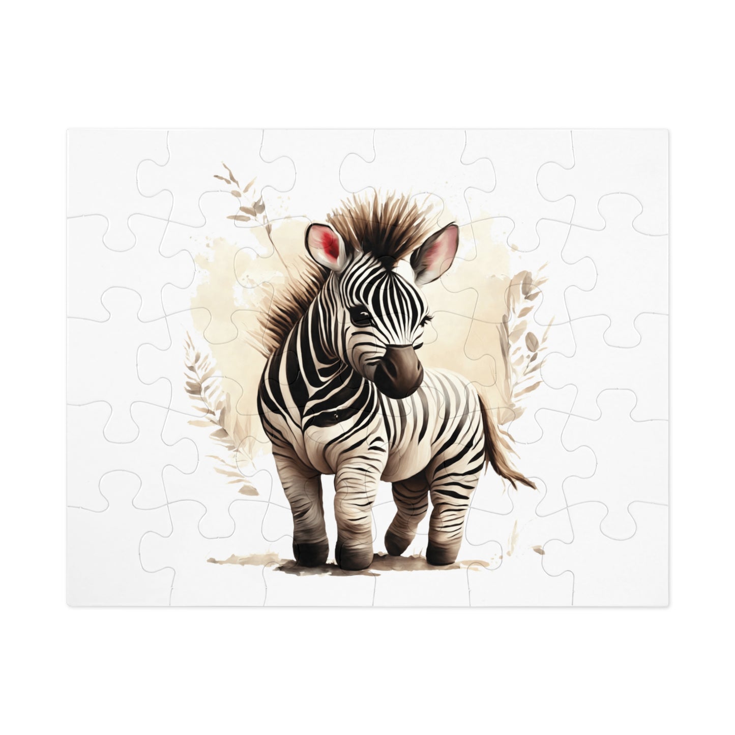 Jigsaw Puzzle, Zebra, Personalised/Non-Personalised (30, 110, 252, 500,1000-Piece)