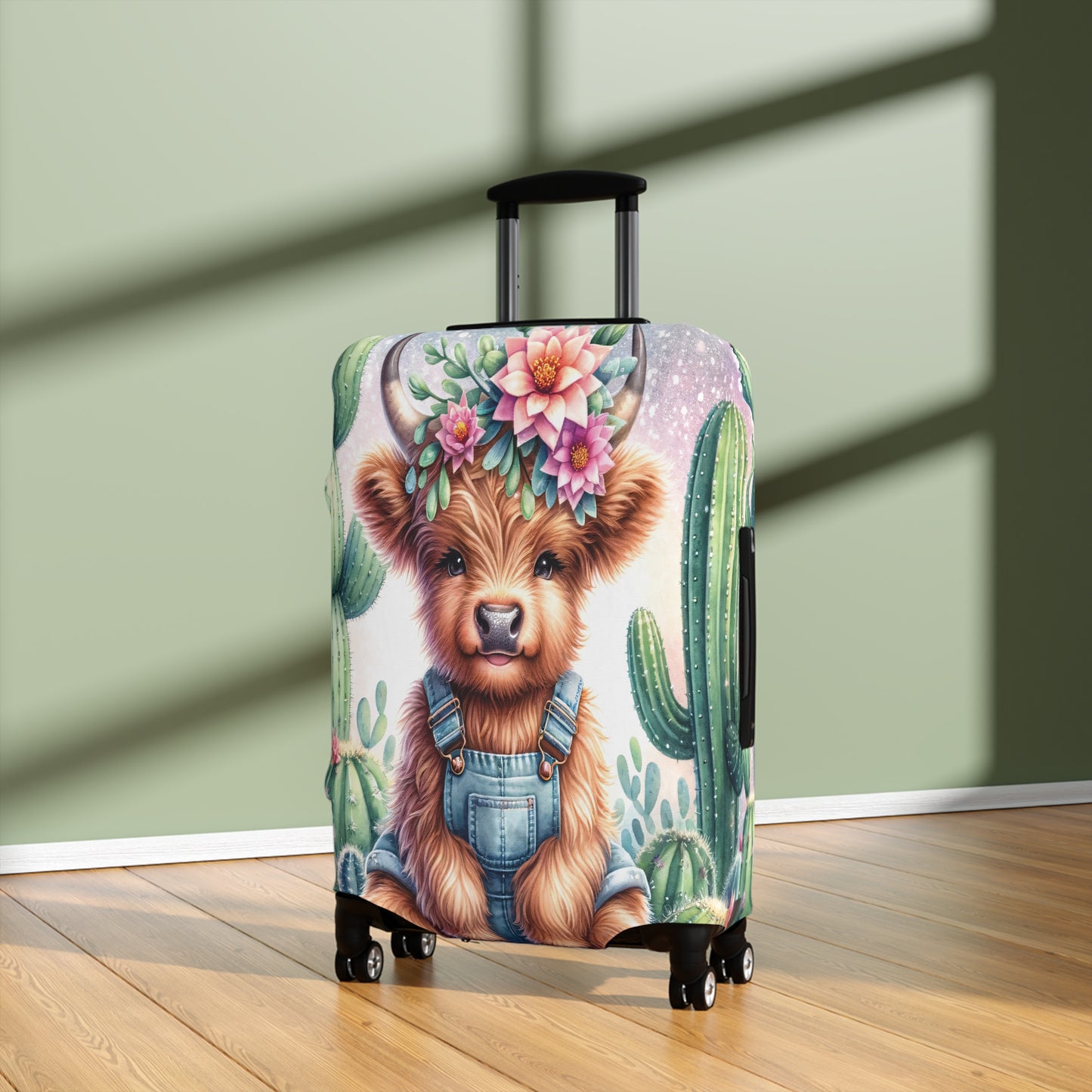 Luggage Cover, Highland Cow, awd-1160