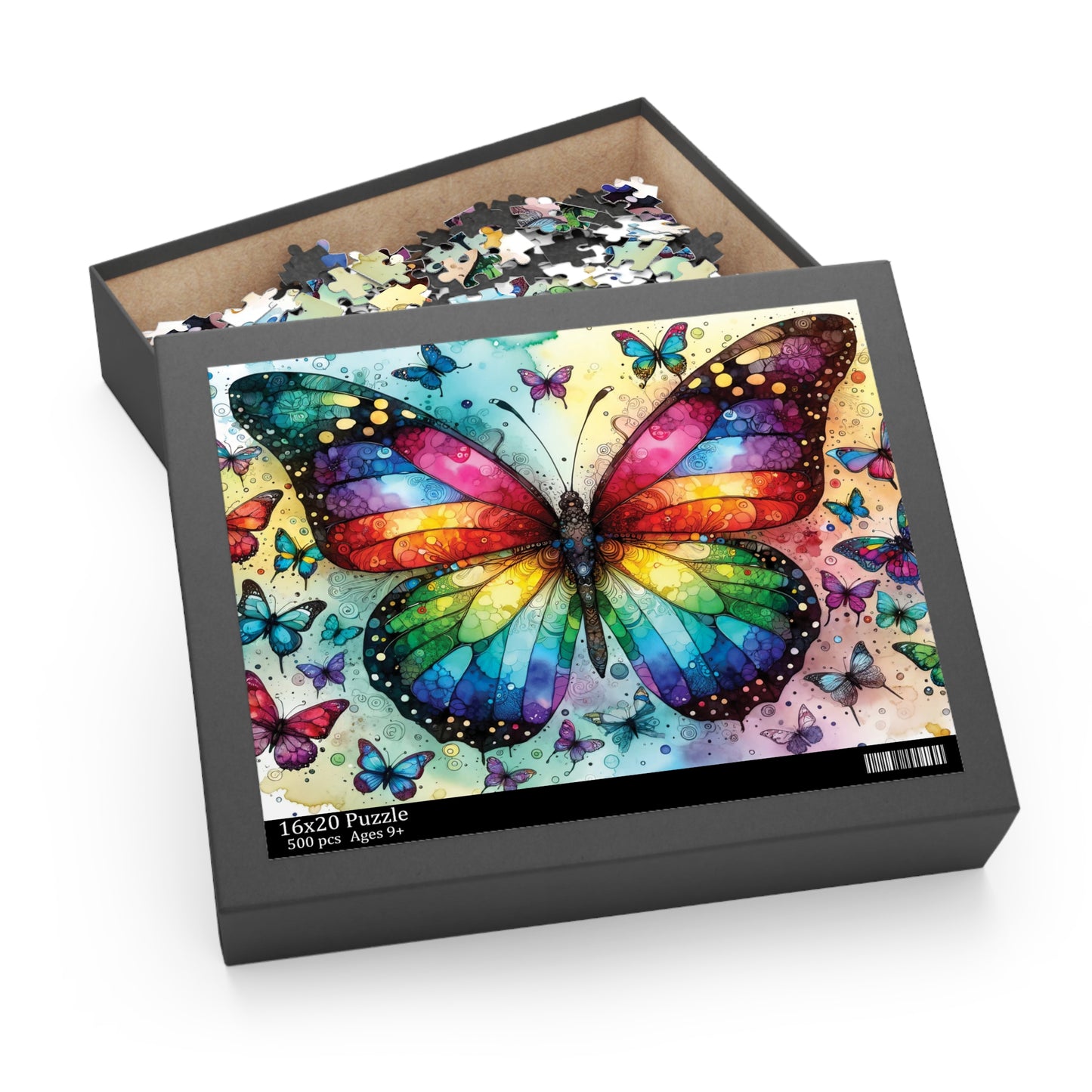 Personalised/Non-Personalised Puzzle, Butterfly (120, 252, 500-Piece)