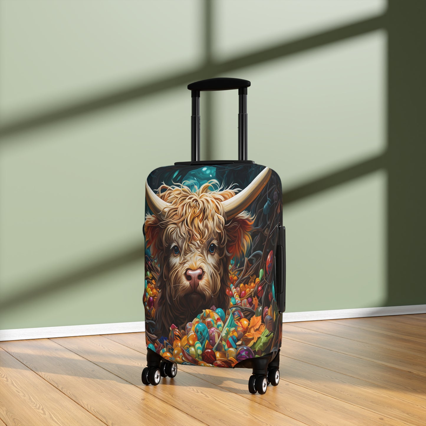 Luggage Cover, Highland Cow, awd-047