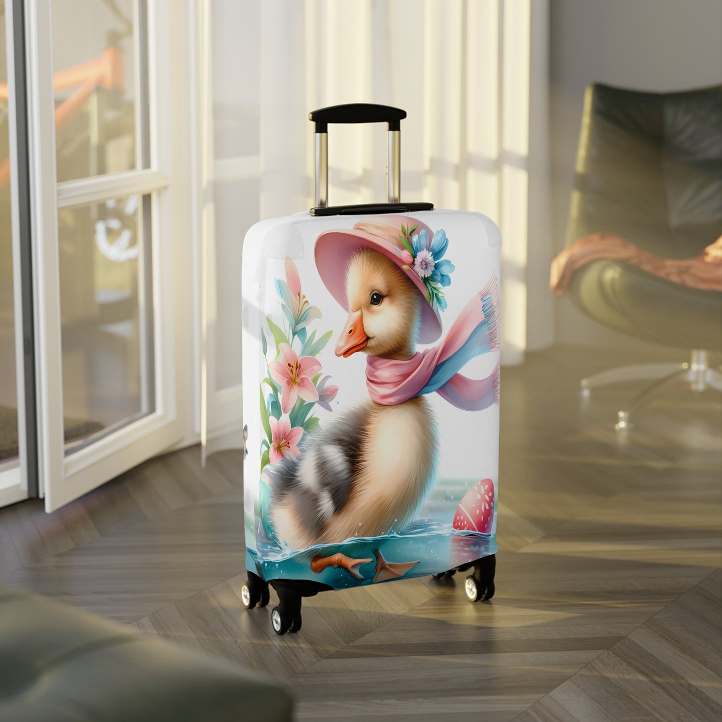 Luggage Cover, Easter, Duck, awd-1607