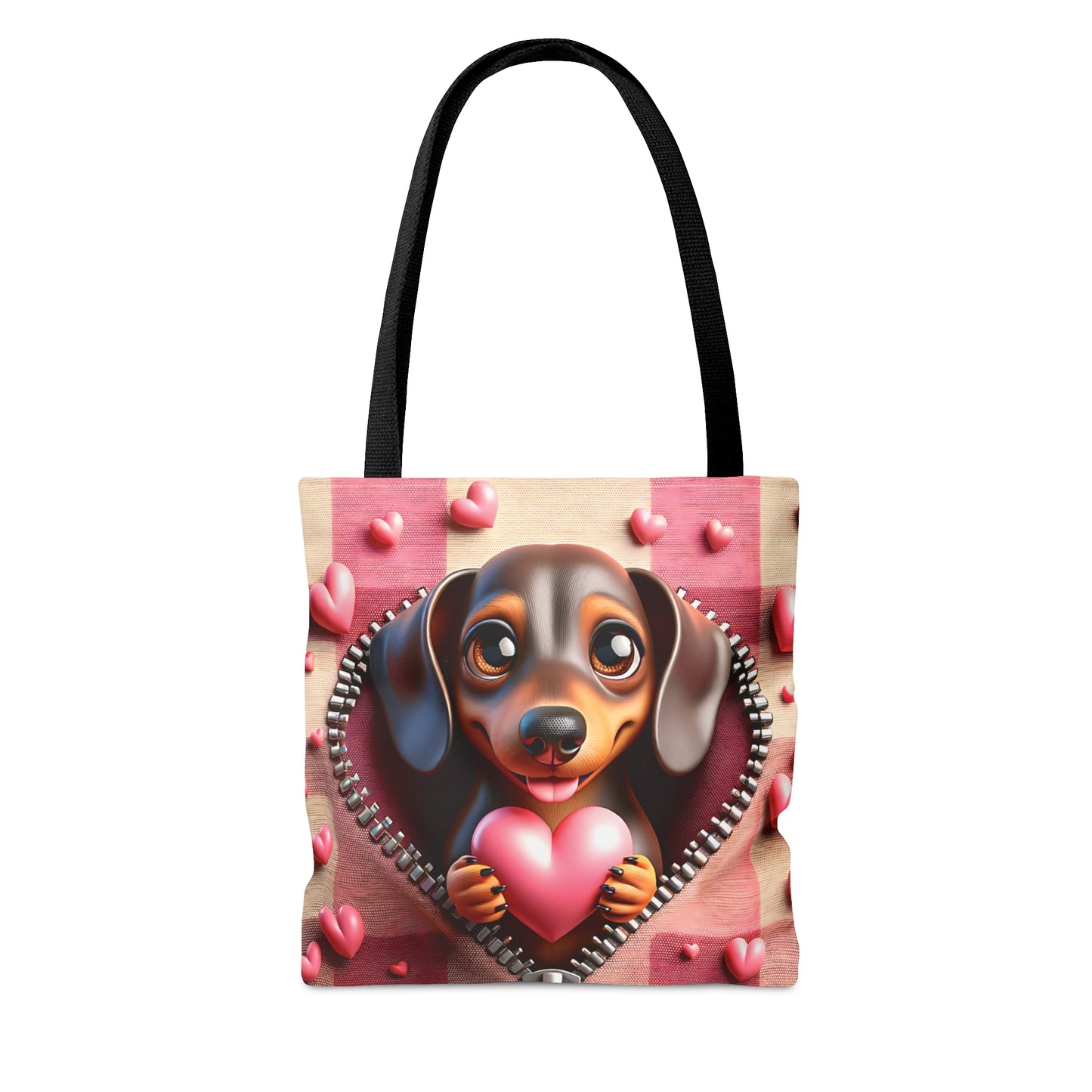 Tote Bag, Cute Dog, Personalised/Non-Personalised Tote bag