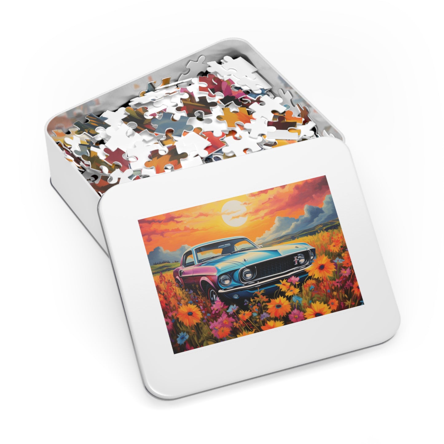 Puzzle, Car, Personalised/Non-Personalised (30, 110, 252, 500,1000-Piece) awd-627